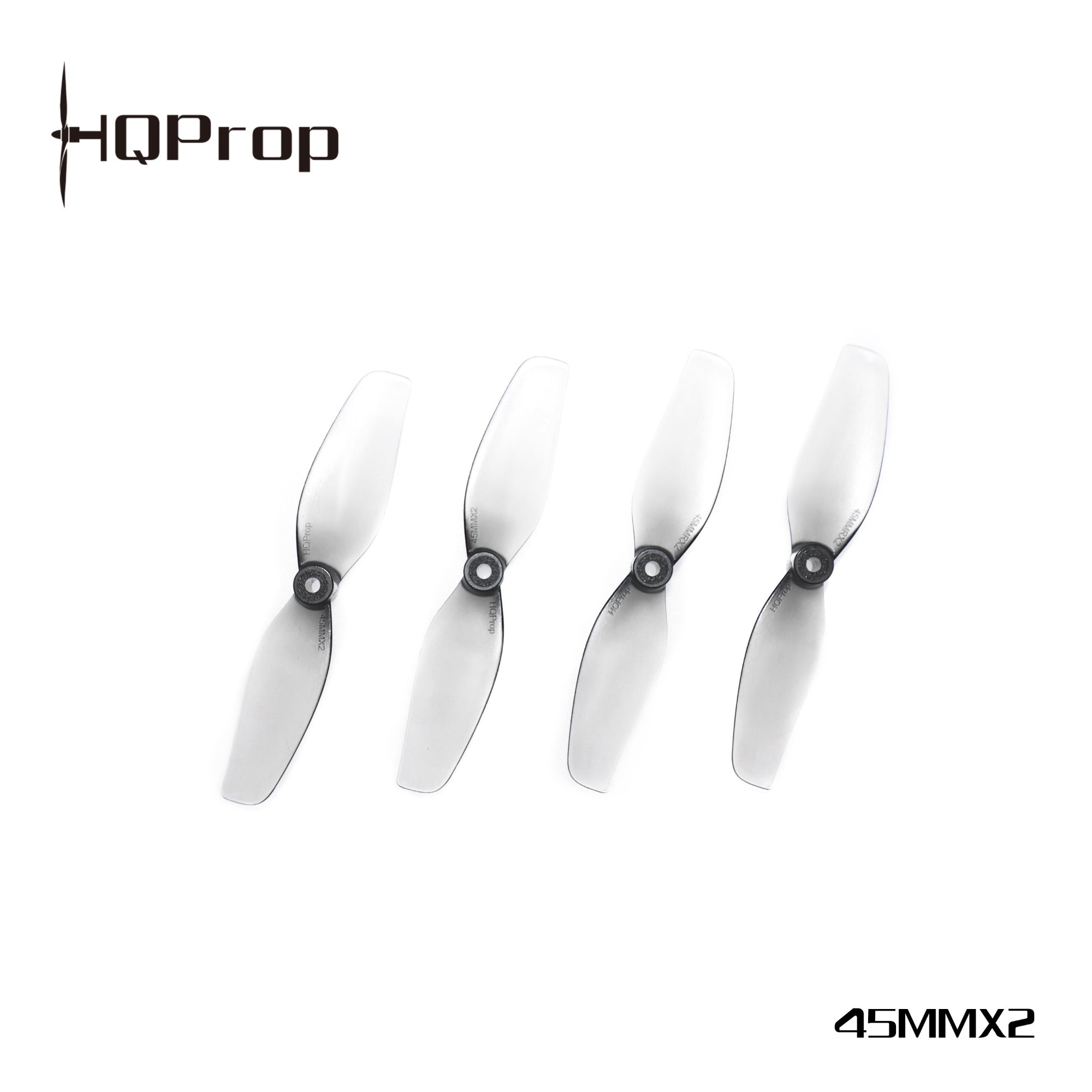 HQProp 微型涵道螺旋槳 1.8X1.4(45MM) 灰色 （2 正＋2 反）-PC 聚碳酸酯-1.5MM 軸孔｜FPV 螺旋槳