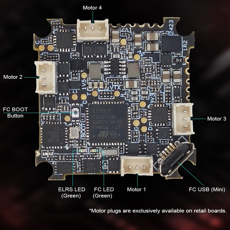【HDZero】AIO5 飛控板｜內建ELRS接收+HDZero圖傳｜1S Whoop機最佳搭檔