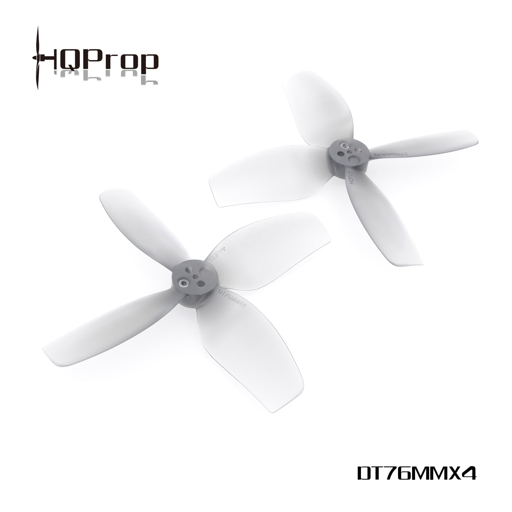 HQProp DT76MMX4 for 涵道穿越機 灰色 （2 正＋2 反）-PC 聚碳酸酯｜FPV 螺旋槳