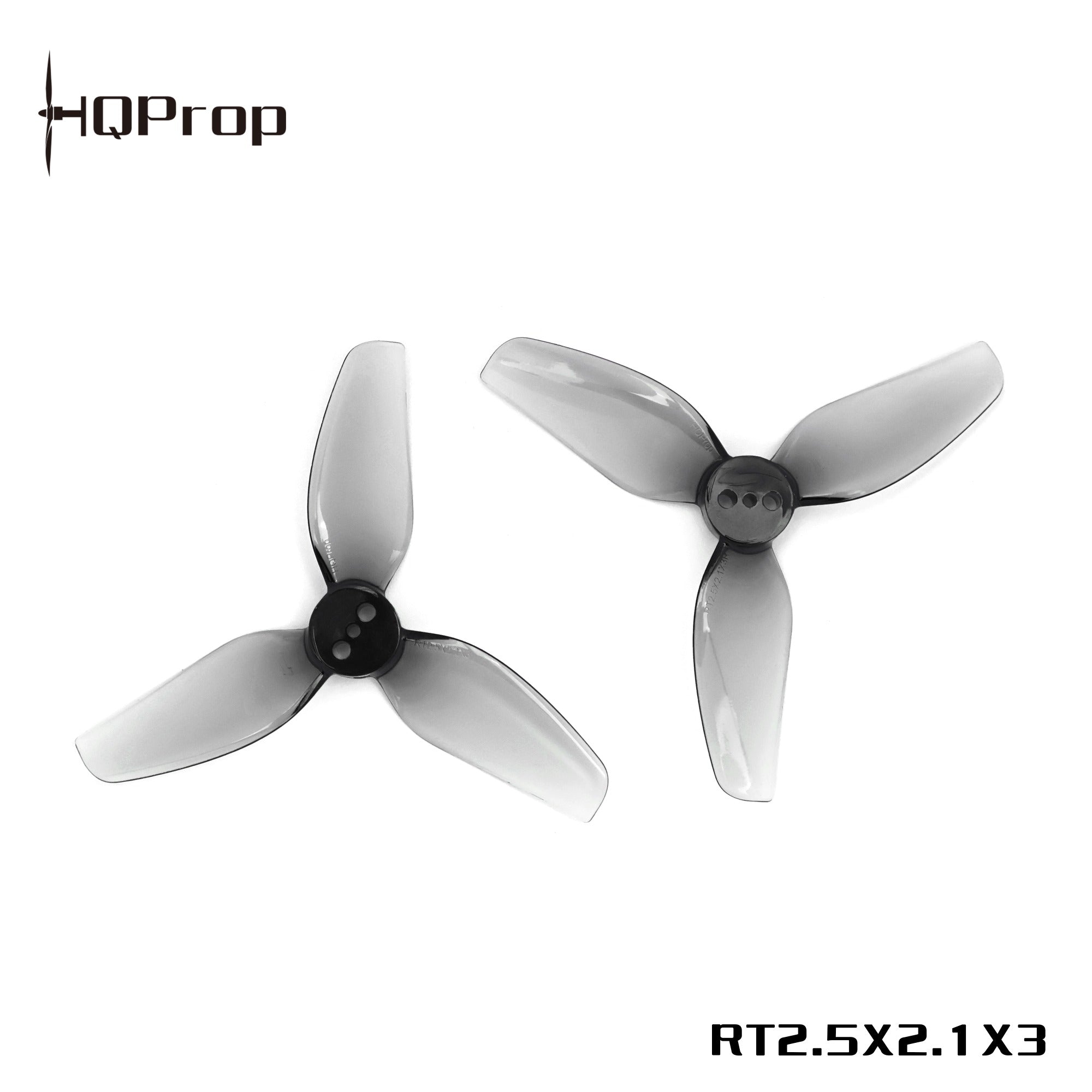 HQProp RT2.5X2.1X3 灰色 （2 正＋2 反）-PC 聚碳酸酯｜FPV 螺旋槳