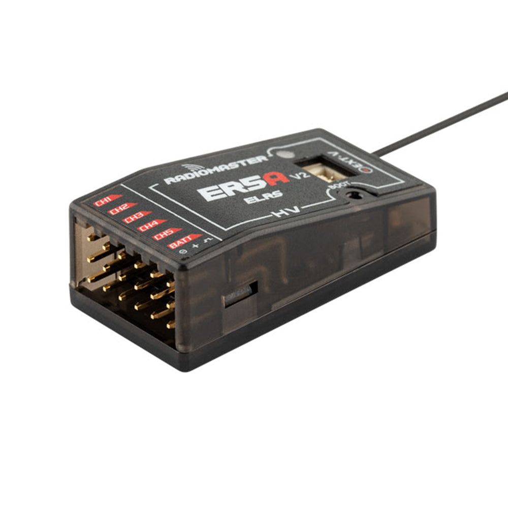 RadioMaster ER5A V2 2.4GHz ELRS PWM 5 通道接收機