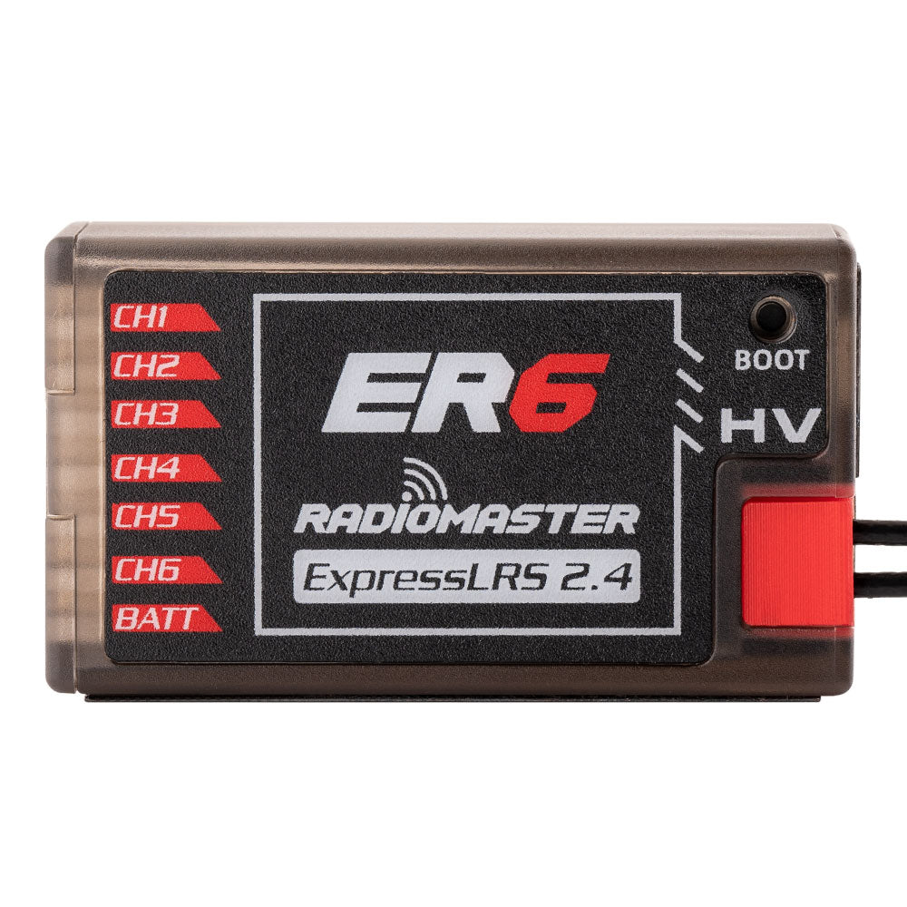 RadioMaster ER6 2.4GHz ELRS PWM 6 通道接收機