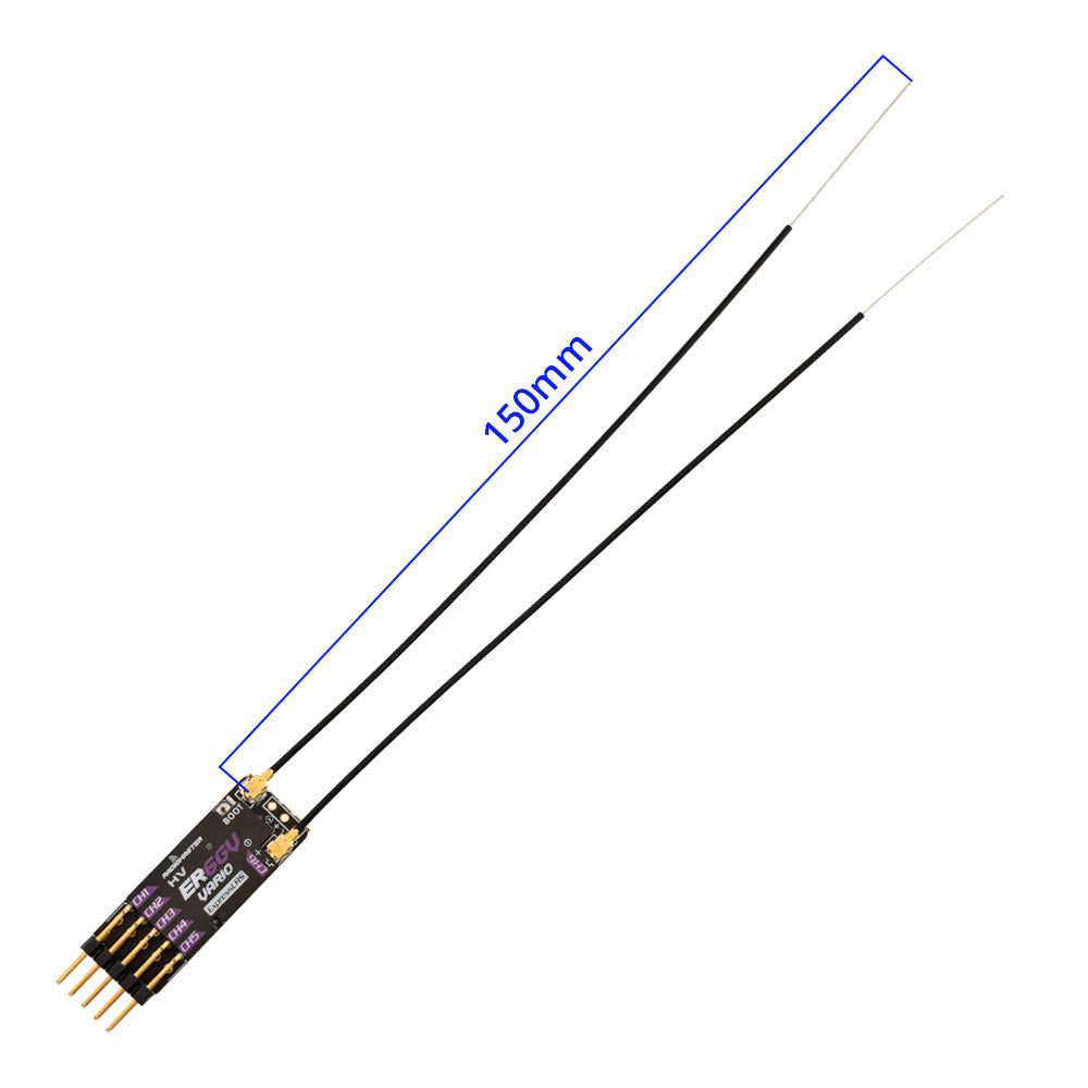 RadioMaster ER6G／ER6GV 2.4GHz ELRS PWM 6 通道接收機