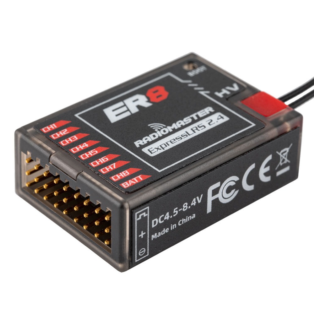 RadioMaster ER8 2.4GHz ELRS PWM 8 通道接收機