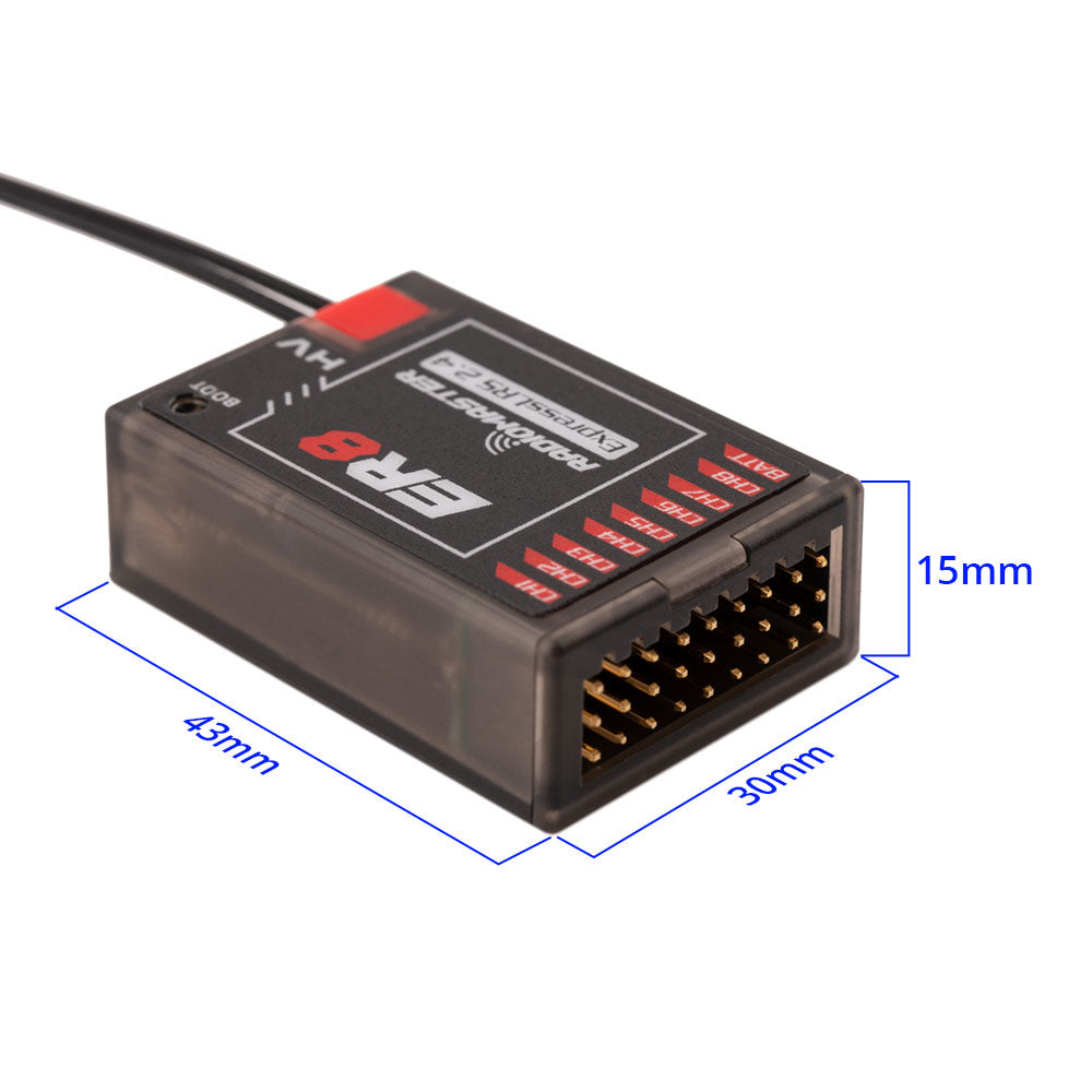 RadioMaster ER8 2.4GHz ELRS PWM 8 通道接收機