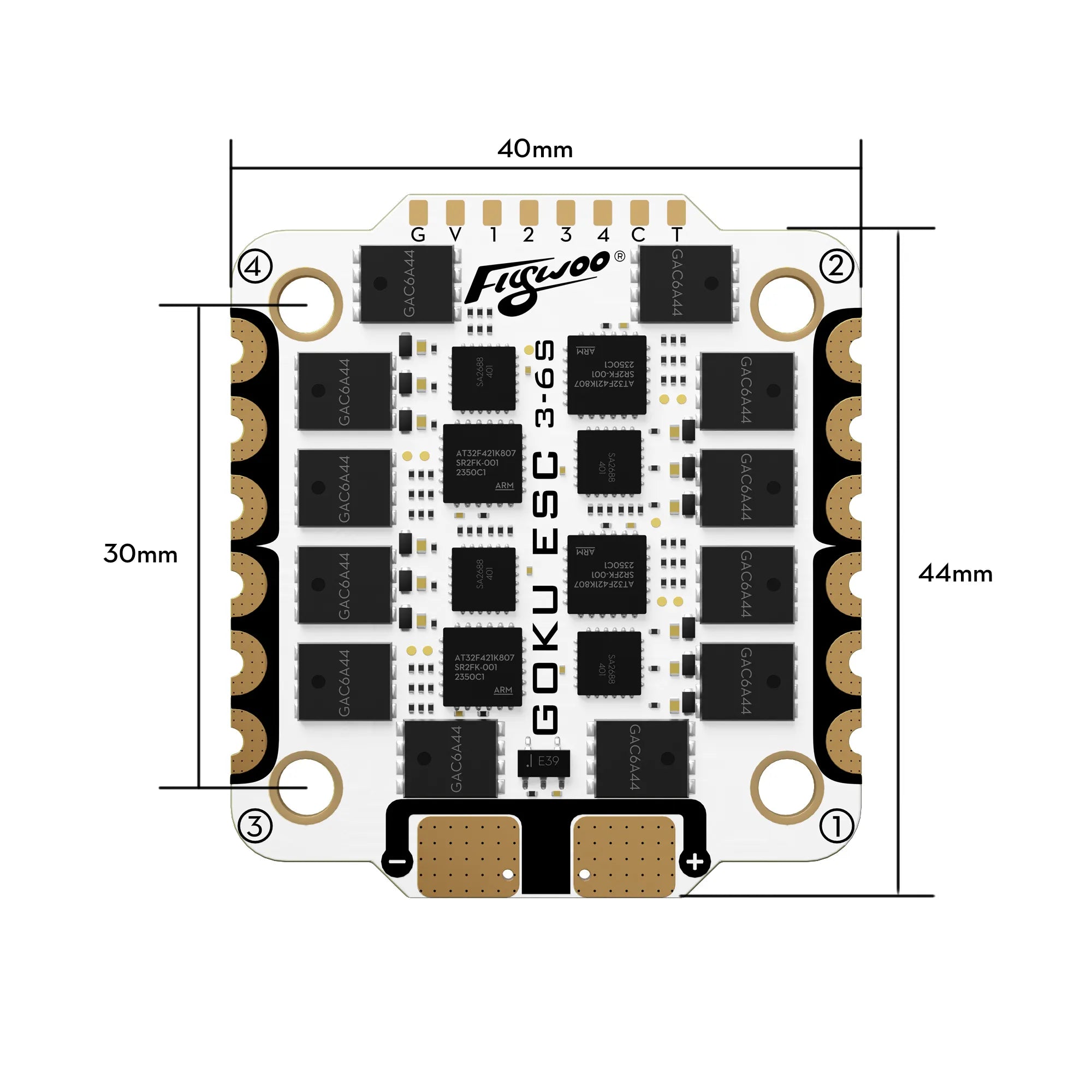 Flywoo 悟空GOKU H743 PRO 55A 32Bit 128K 穿越機飛塔