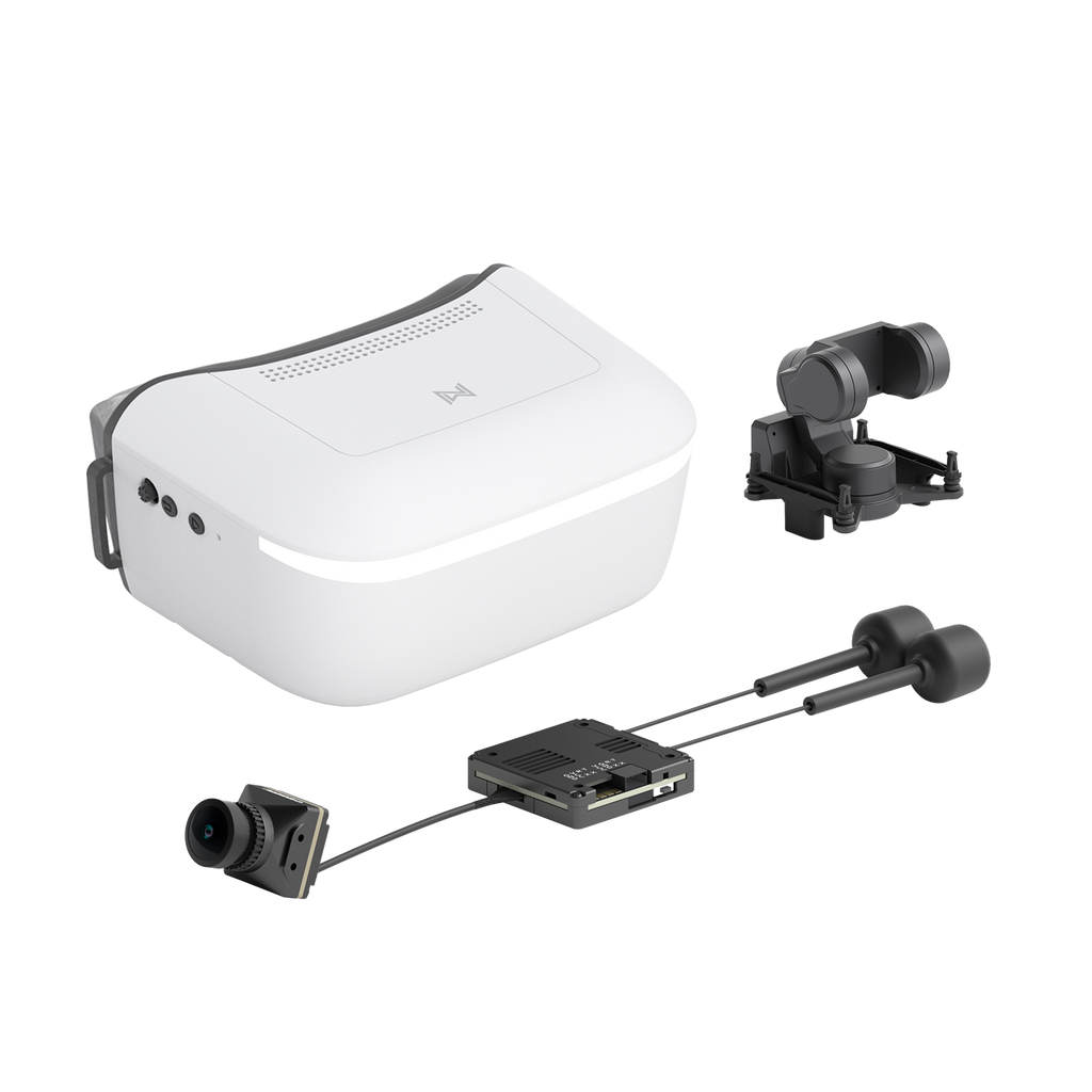 CaddxFPV Walksnail Avatar HD FPV 眼鏡 L ＋ Pro 套裝 （雙天線版） 與 GM3 V2｜數位 FPV 圖傳套裝