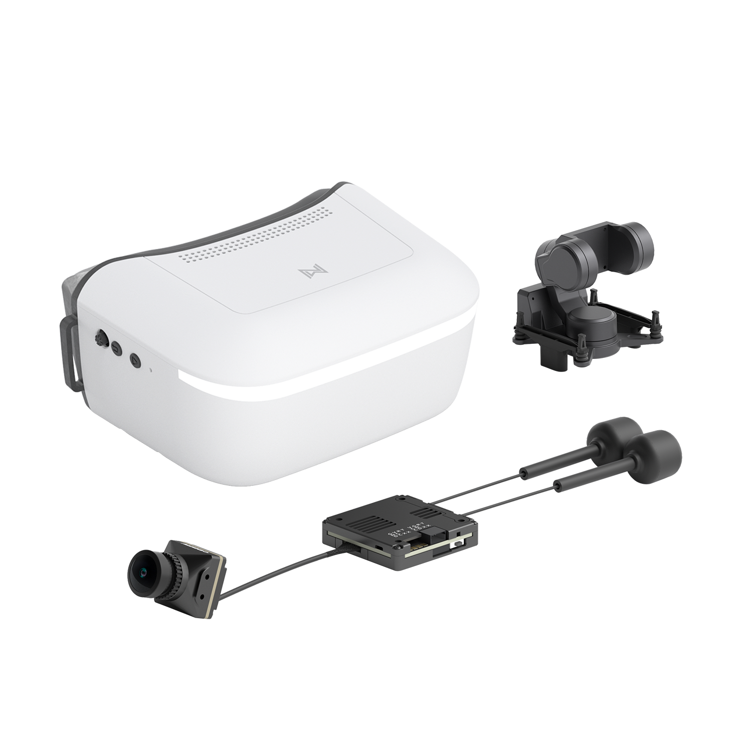 CaddxFPV Walksnail Avatar HD FPV 眼鏡 L ＋ Pro 套裝 （雙天線版） 與 GM3 V2｜數位 FPV 圖傳套裝