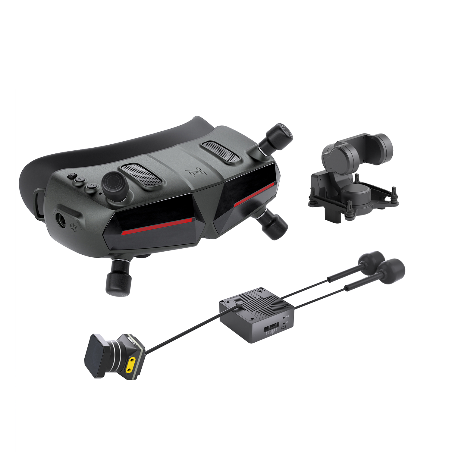 CaddxFPV Walksnail Avatar HD FPV 眼鏡 X ＋ Moonlight 套裝 與 GM3 V2｜數位 FPV 圖傳套裝