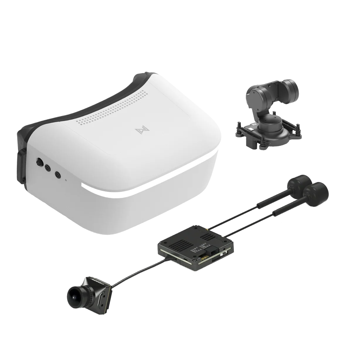 CaddxFPV Walksnail Avatar HD FPV 眼鏡 L ＋ Pro 套裝 （雙天線版） 與 GM3 V2｜數位 FPV 圖傳套裝