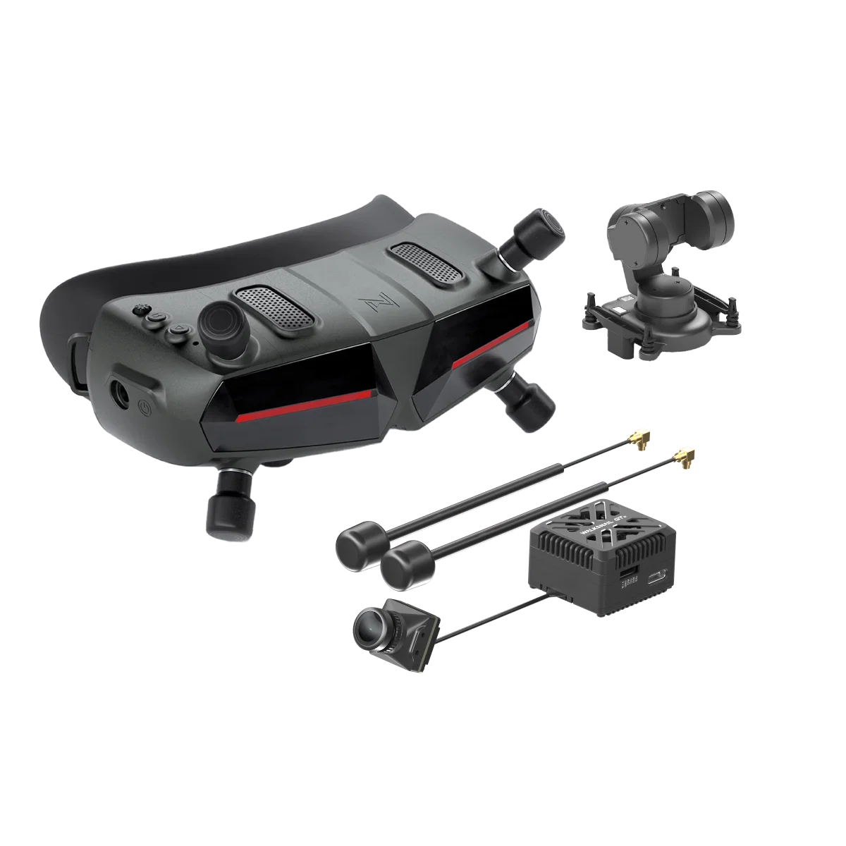 CaddxFPV Walksnail Avatar HD FPV 眼鏡 X ＋ GT2 套裝 與 GM3 V2｜數位 FPV 圖傳套裝