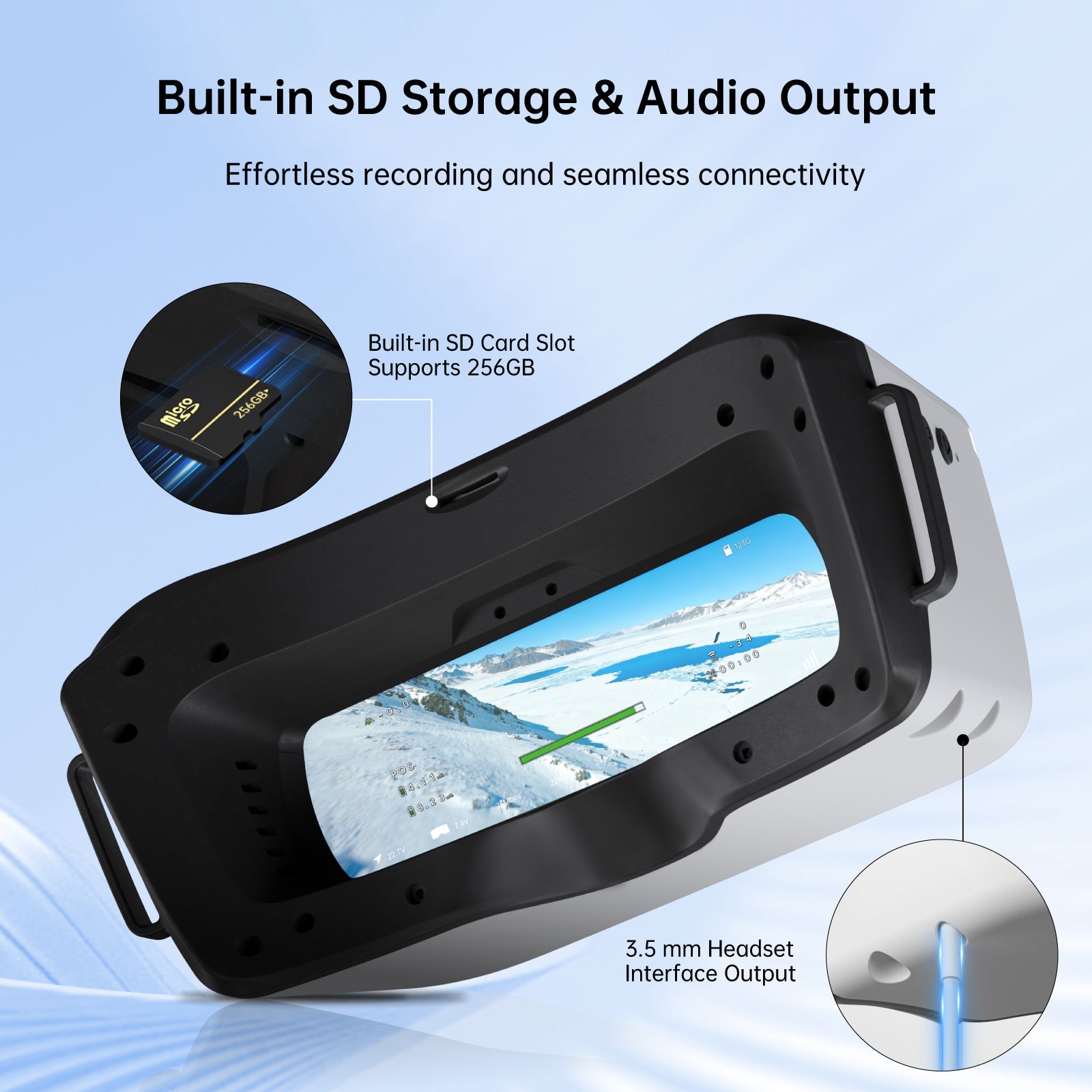 CaddxFPV Walksnail Avatar HD FPV 眼鏡 L 單品｜數位圖傳接收設備