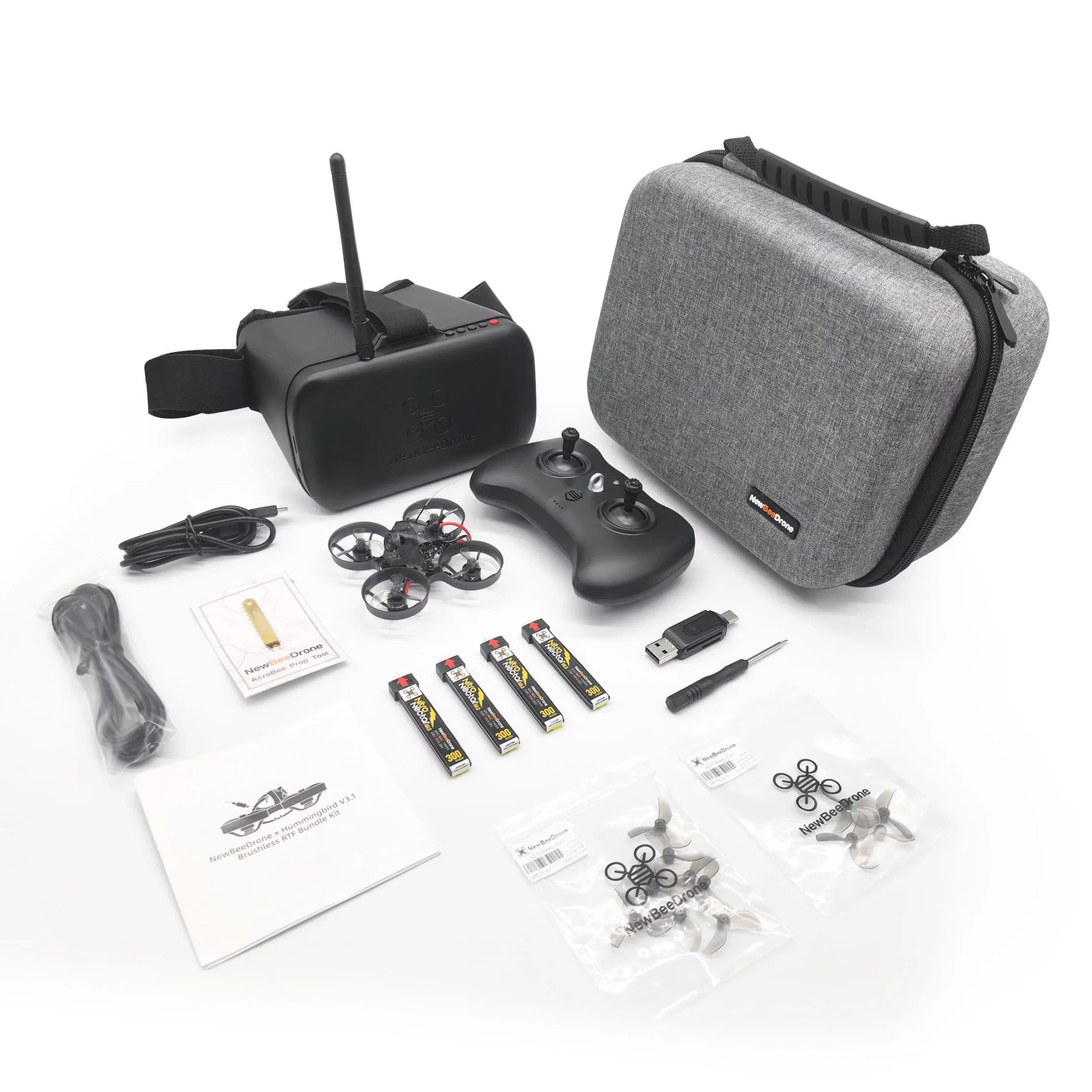 NewBeeDrone Hummingbird V3.1無刷RTF新手入門套裝