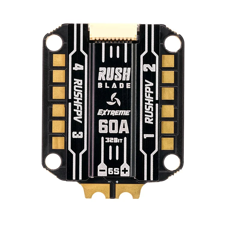 RUSHFPV BLADE F722 V2＋60A Extreme 模擬版｜30×30 飛控電變飛塔
