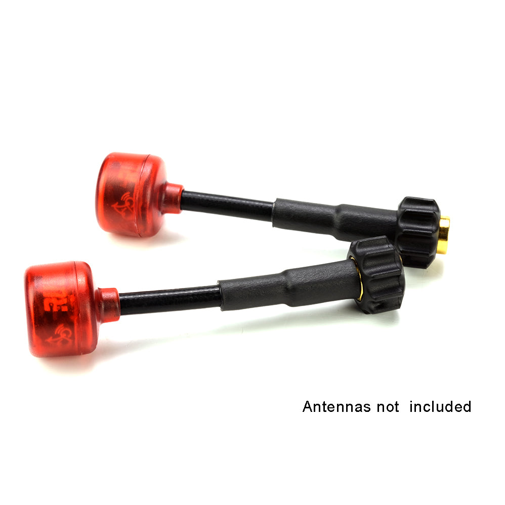 RUSHFPV SMA 天線防滑手擰輪｜3D 列印安裝工具 10 入