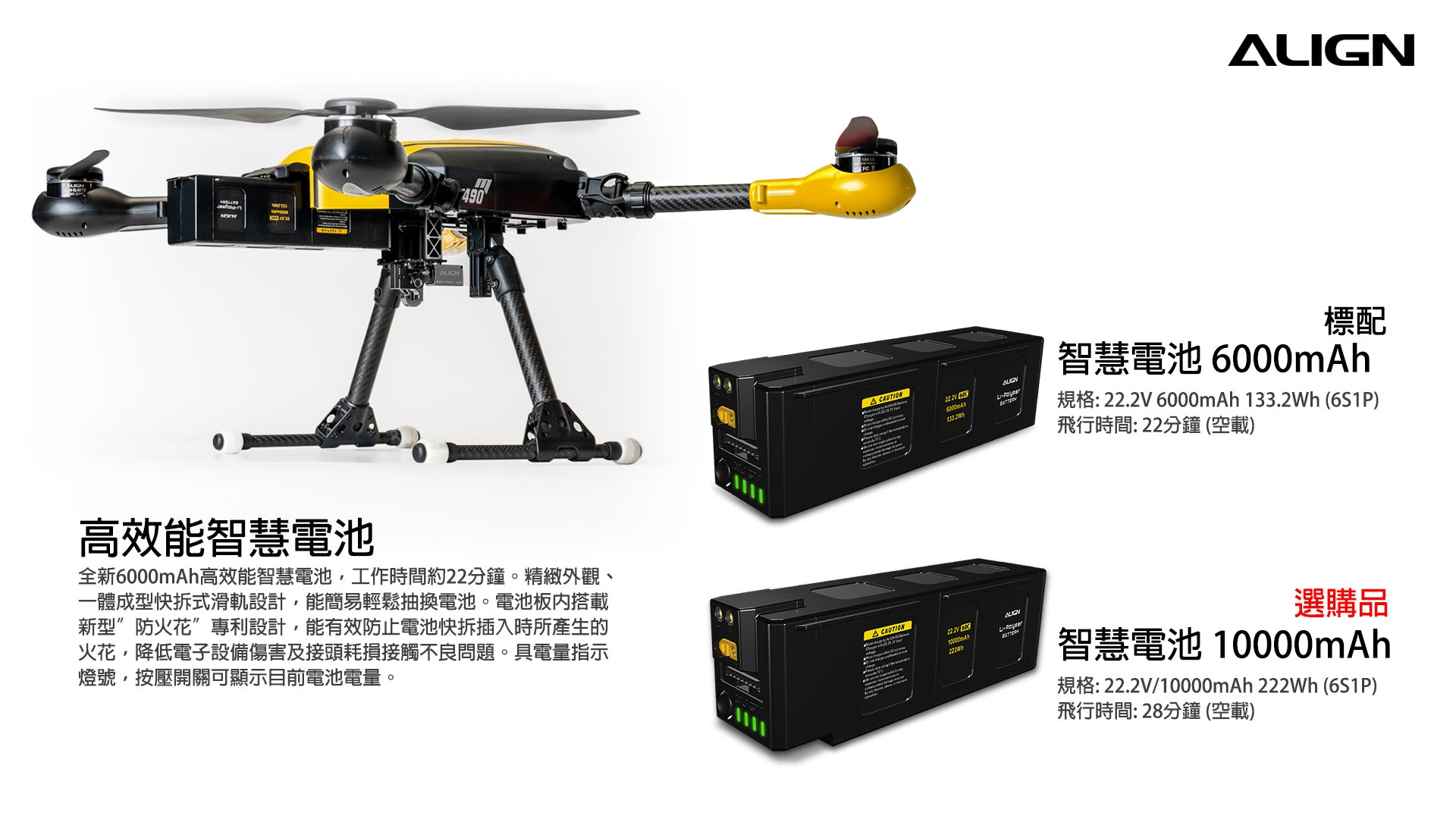 【ALIGN亞拓】M490S空拍任務無人機