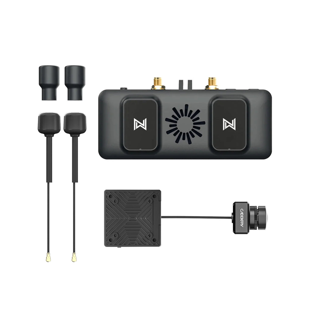 CaddxFPV Walksnail Avatar FPV VRX 圖傳接收器 ＋ Avatar HD 套裝 V2 （雙天線版）｜數位 FPV 圖傳套裝