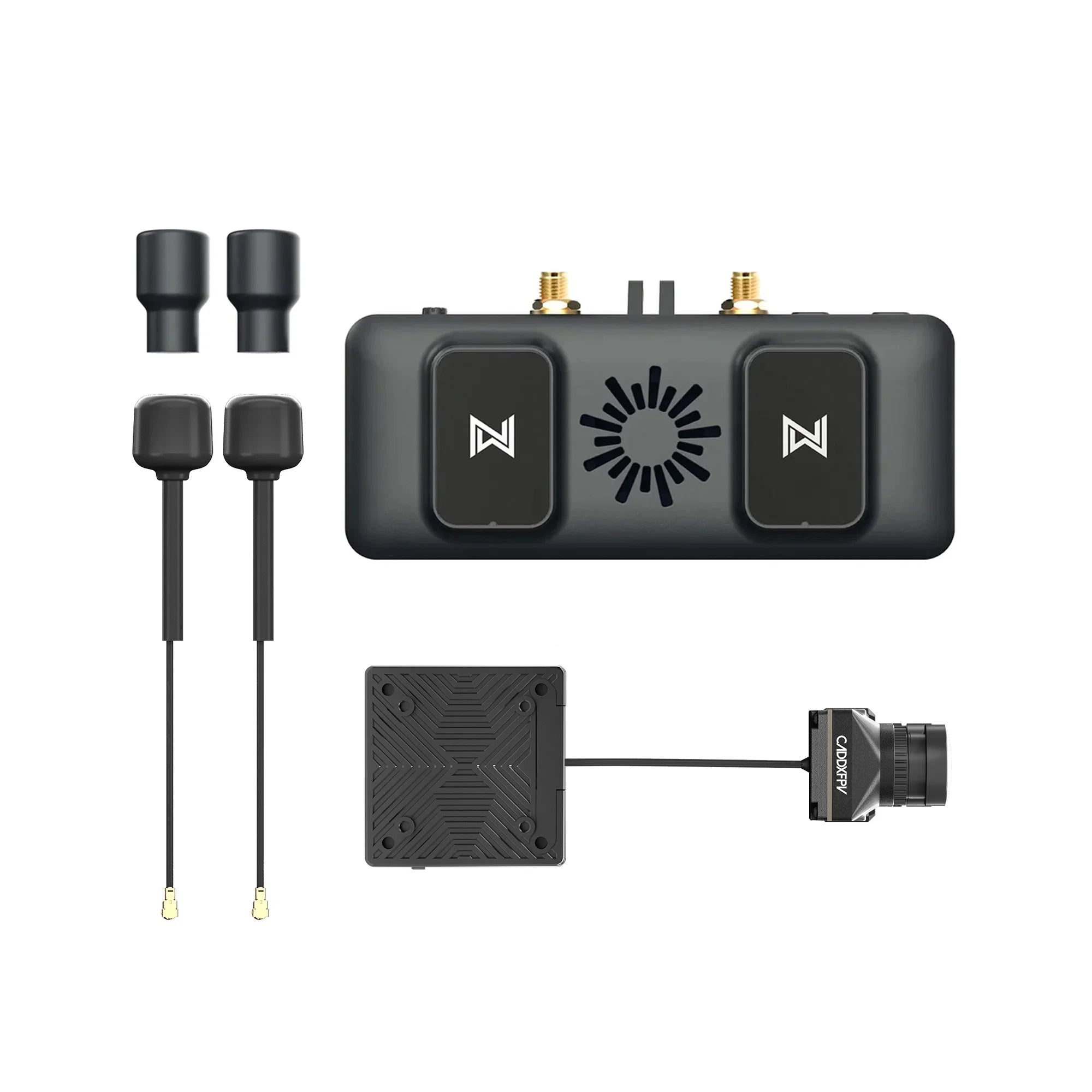 CaddxFPV Walksnail Avatar FPV VRX 圖傳接收器 ＋ Avatar HD Pro 套裝 （雙天線版）｜數位 FPV 圖傳套裝