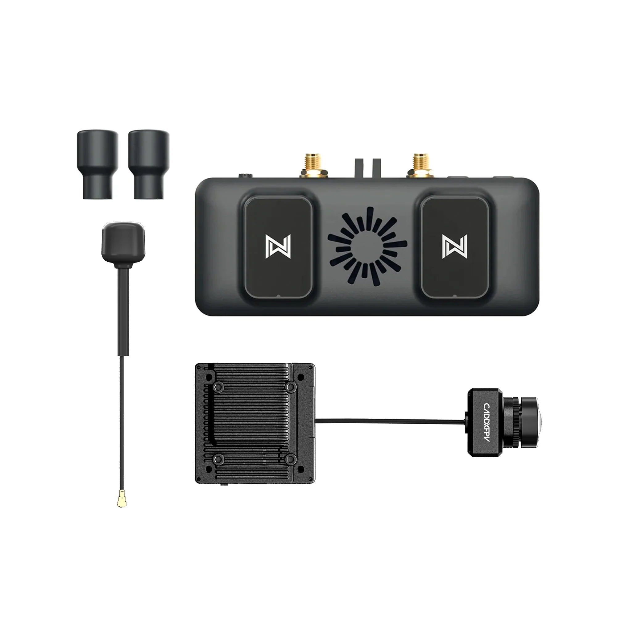 CaddxFPV Walksnail Avatar FPV VRX 圖傳接收器 ＋ Avatar HD 套裝 V2＋32G （單天線版）｜數位 FPV 圖傳套裝
