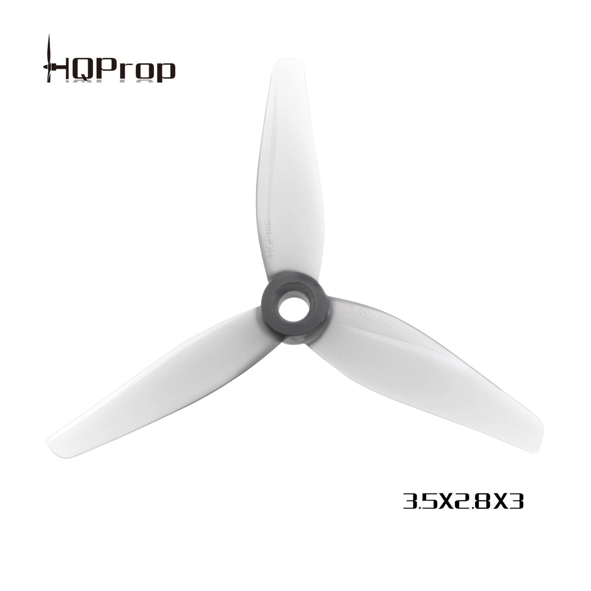 HQProp 3.5X2.8X3 灰色（2 正＋2 反）-PC 聚碳酸酯｜FPV 螺旋槳