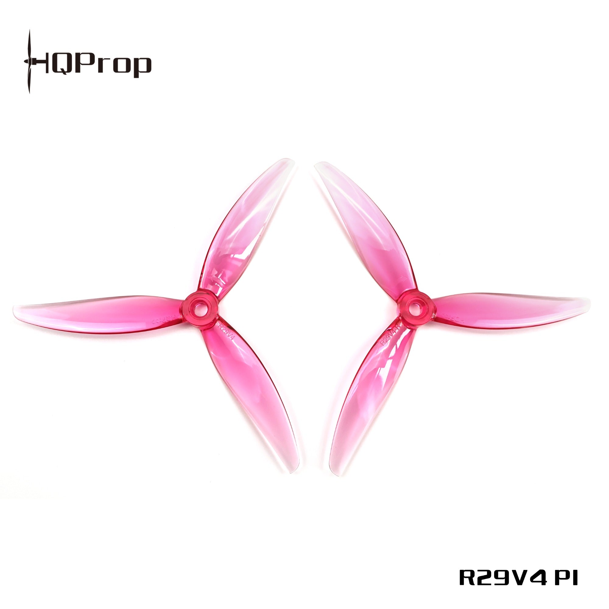 HQProp FlowerPig R29V4 粉紅色 （2 正＋2 反）-PC 聚碳酸酯｜FPV 螺旋槳