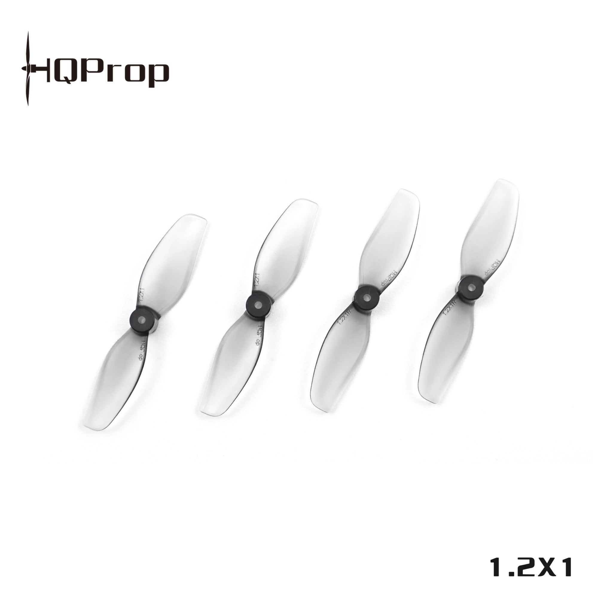 HQProp 超輕量微型涵道螺旋槳 1.2X1(31MM) 灰色 （2 正＋2 反）-PC-1MM 軸孔｜FPV 螺旋槳