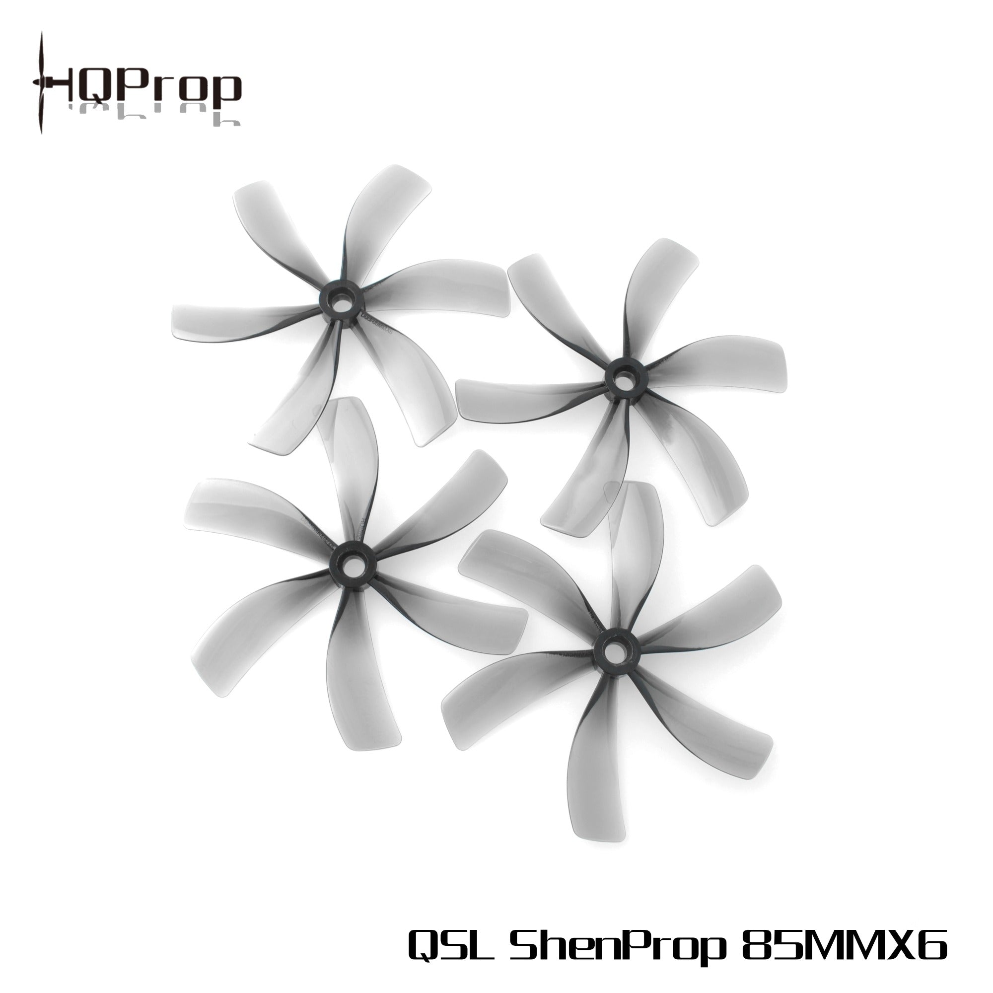 HQProp QSL ShenProp Duct-85MMX6 （2 正＋2 反）-PC 聚碳酸酯｜FPV 螺旋槳