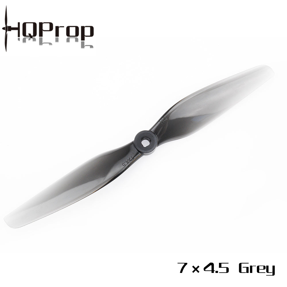 HQProp 7X4.5 淺灰色 （2 正＋2 反）-PC 聚碳酸酯-POPO｜FPV 螺旋槳