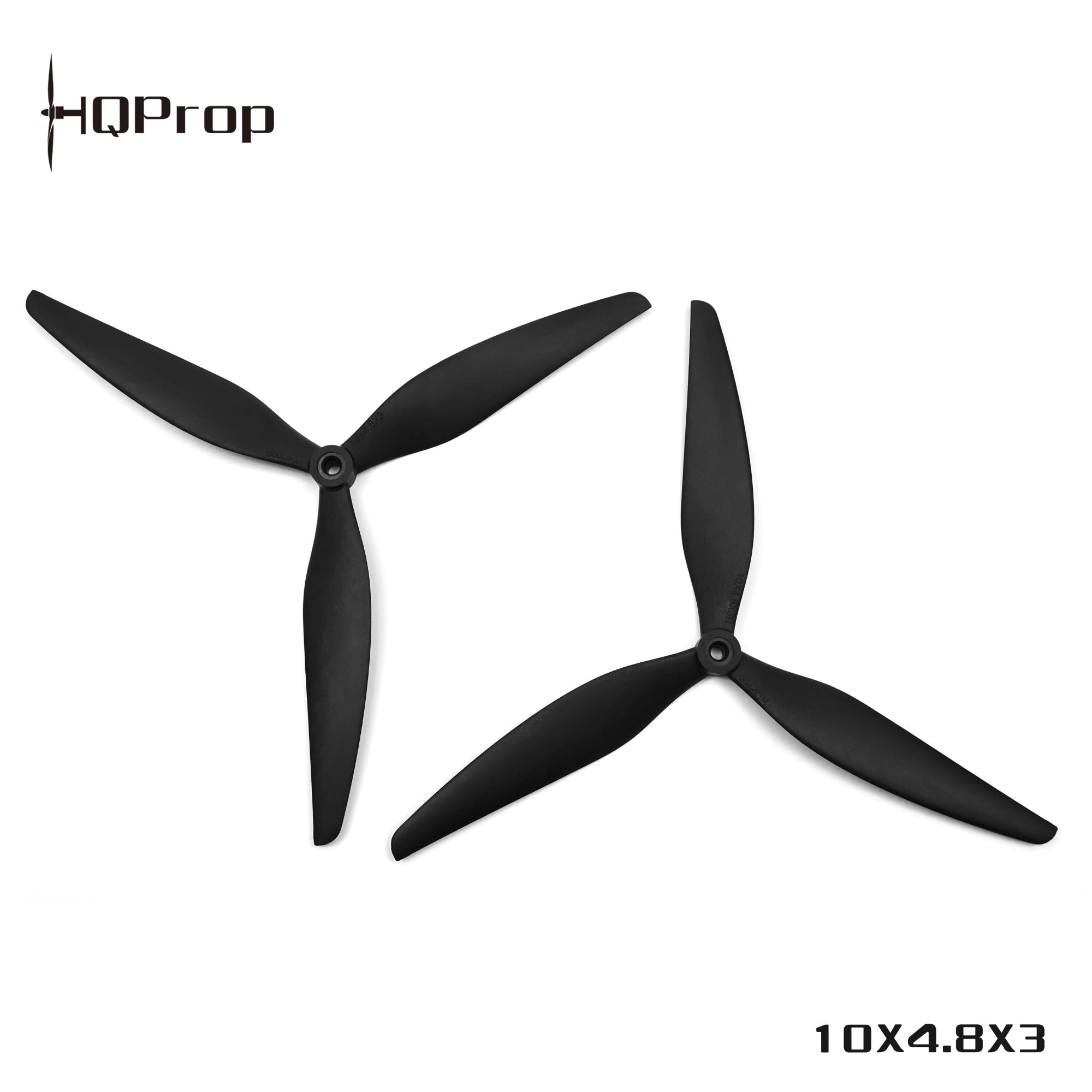 HQProp MacroQuad 螺旋槳 10X4.8X3（2 正＋2 反） 黑色-玻纖強化尼龍｜FPV 螺旋槳