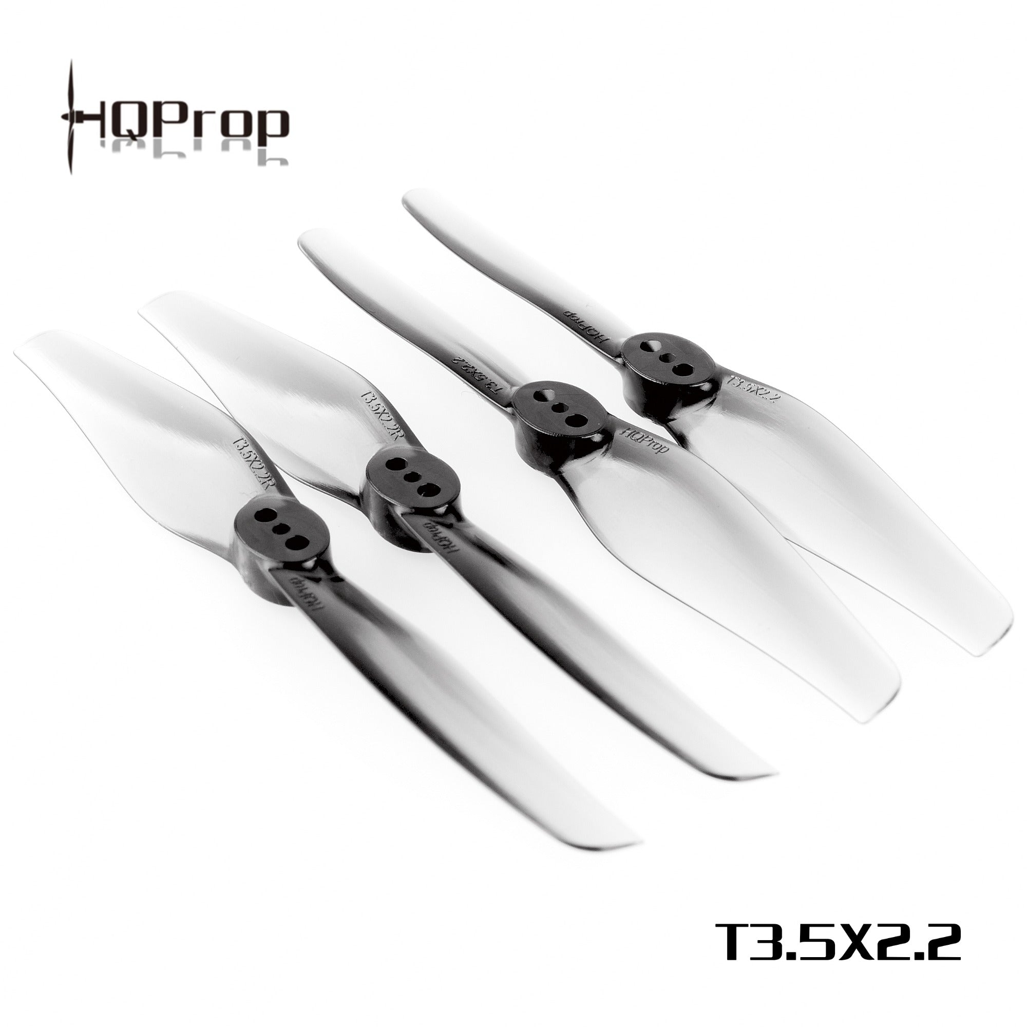 HQProp T3.5X2.2 灰色（2 正＋2 反）-PC 聚碳酸酯｜FPV 螺旋槳