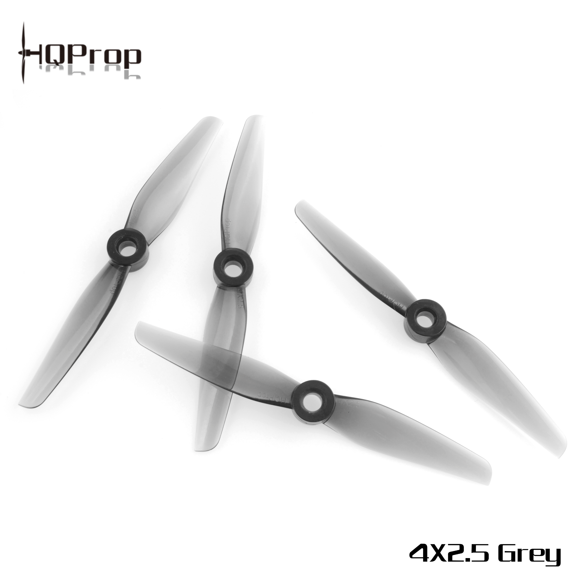 HQProp 4X2.5Grey （2 正＋2 反）-PC 聚碳酸酯｜FPV 螺旋槳