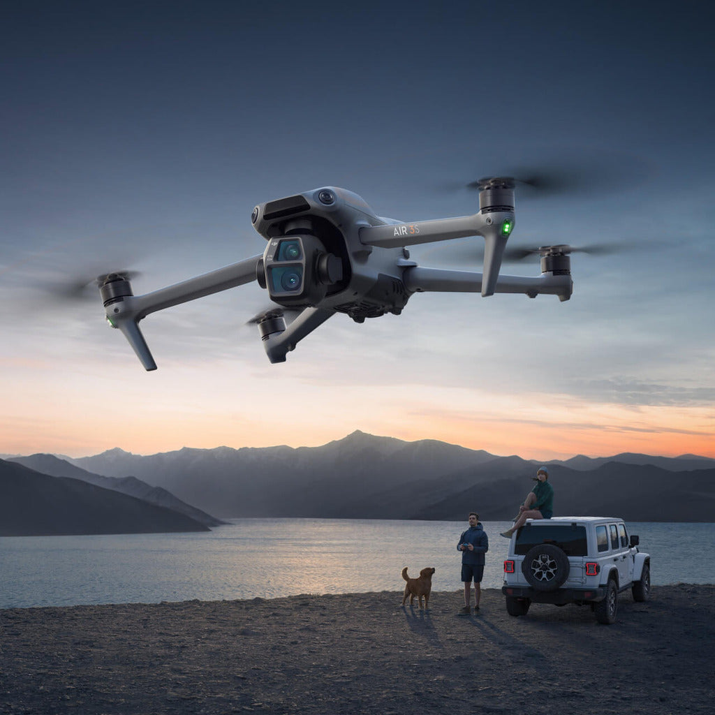 DJI Air 3S 遙控器與飛行操作展示