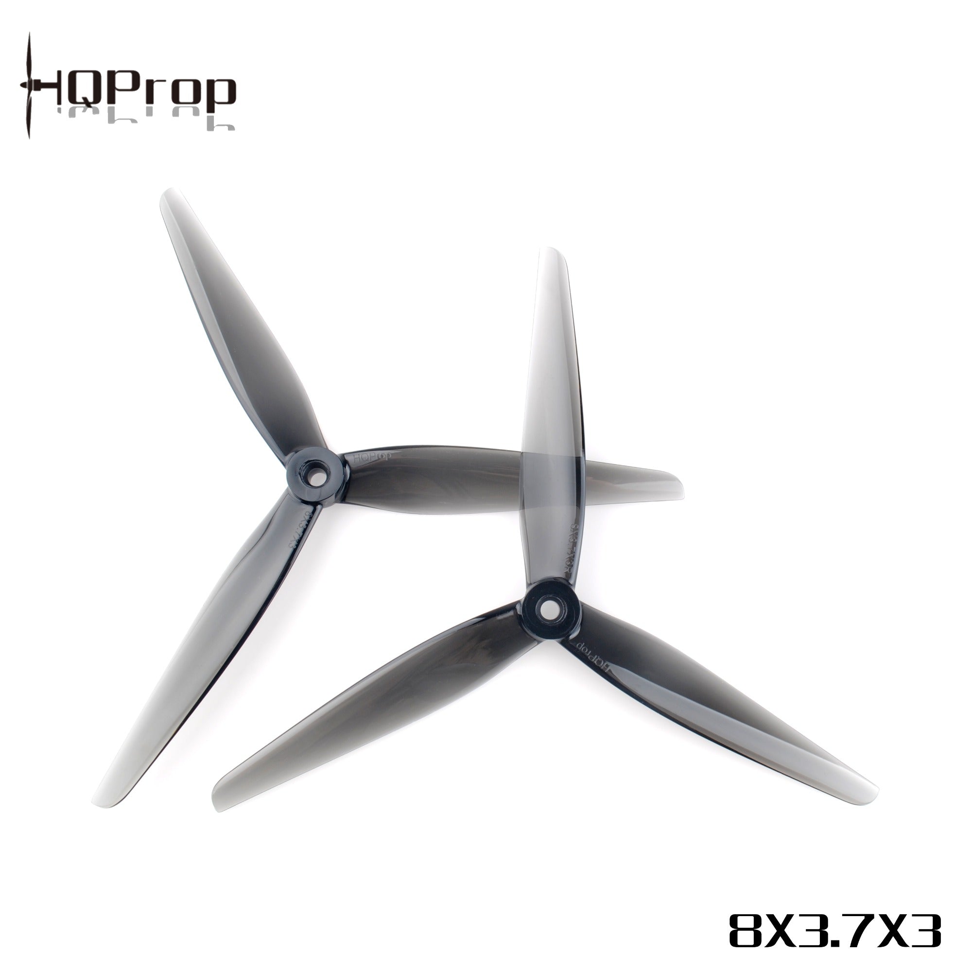 HQProp 8X3.7X3 灰色 （2 正＋2 反）-PC 聚碳酸酯｜FPV 螺旋槳