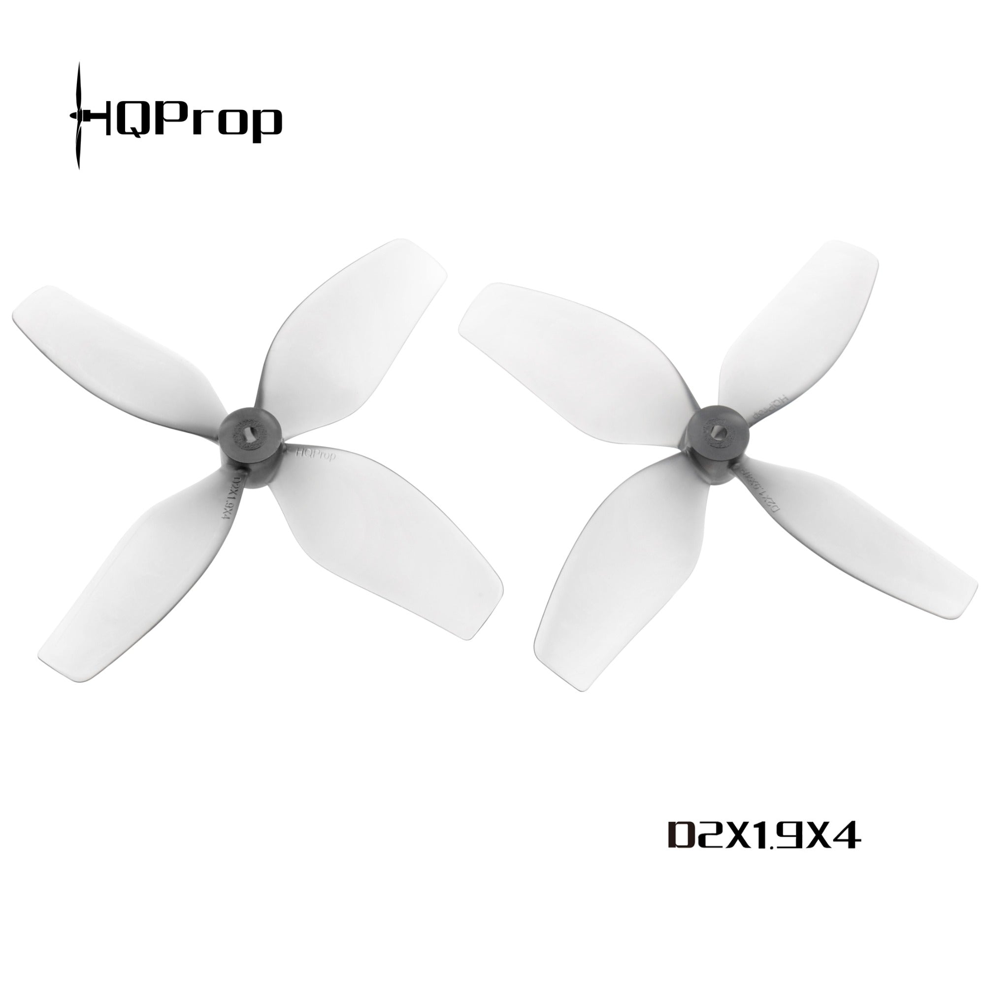HQProp D2X1.9X4 for 涵道穿越機 （2 正＋2 反）-PC 聚碳酸酯｜FPV 螺旋槳