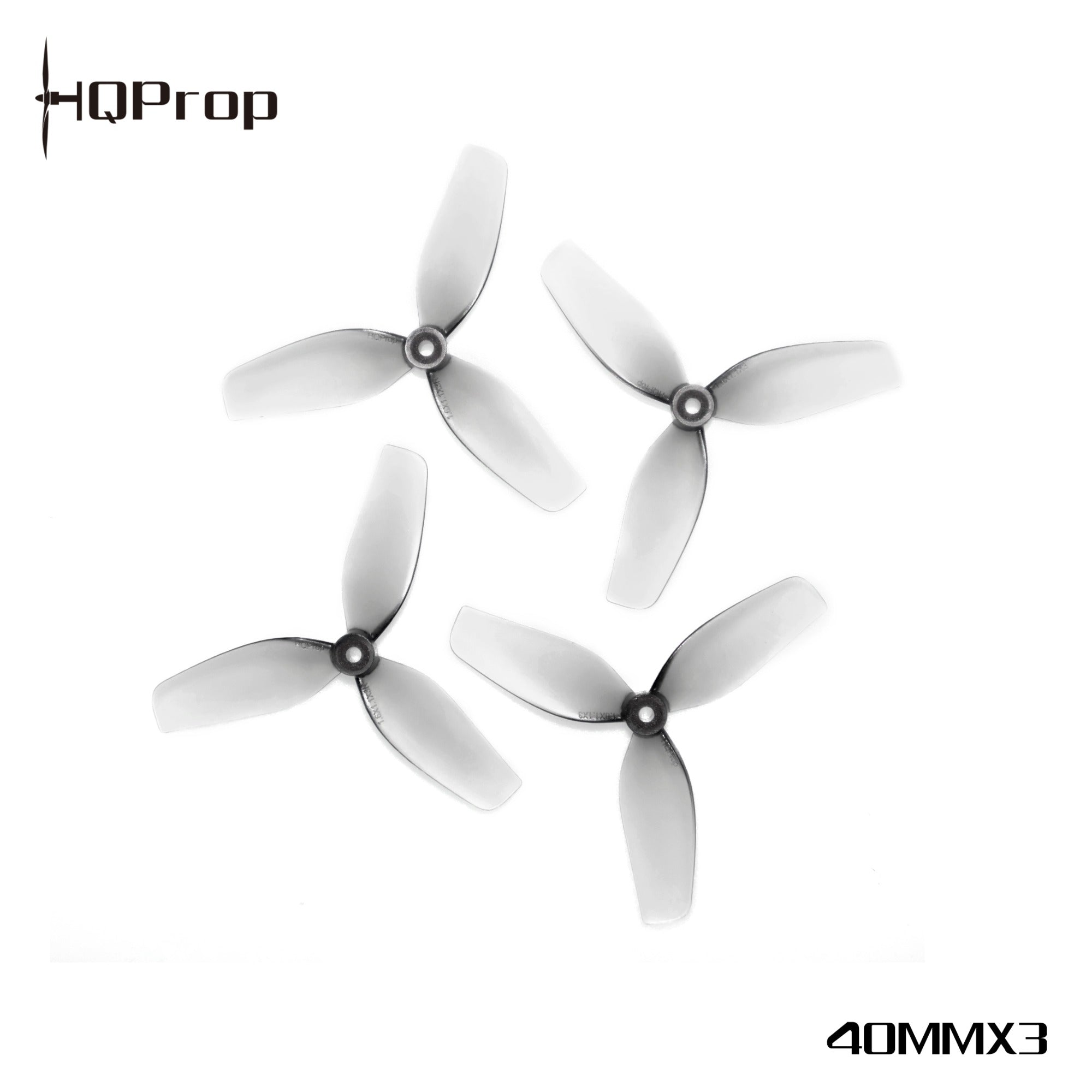 HQProp 超輕量微型涵道螺旋槳 1.6X1.1X3(40MM) （2 正＋2 反）-PC 聚碳酸酯｜FPV 螺旋槳