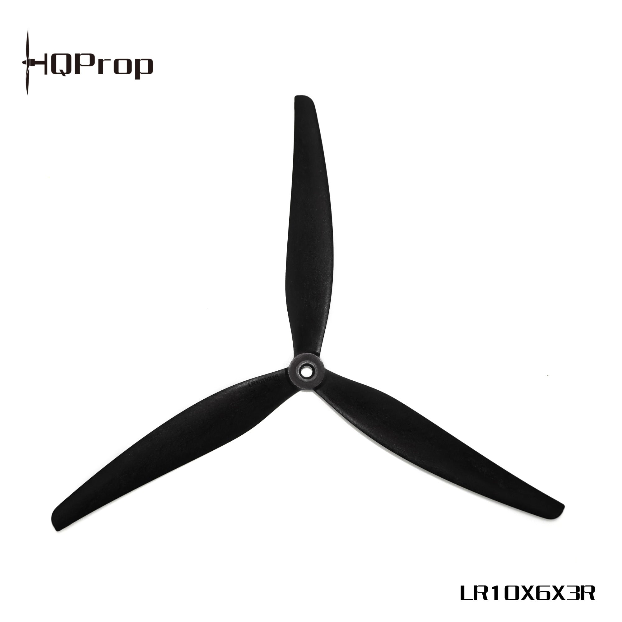 HQProp LR10X6X3 (2CCW＋2CW) 黑色-玻纖強化尼龍｜FPV 螺旋槳