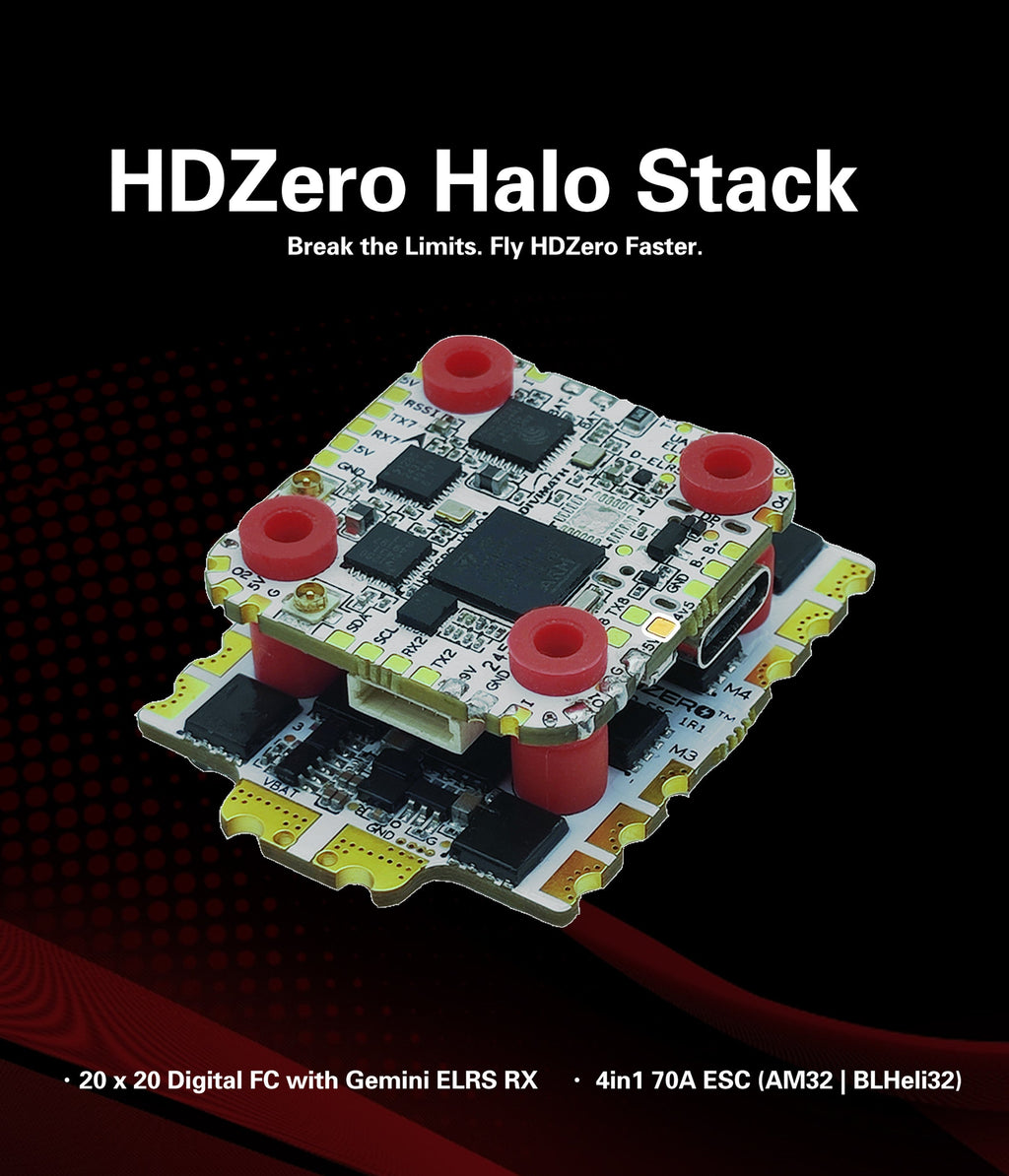 【HDZero】Halo 飛控＋70A 四合一電調套裝｜AM32