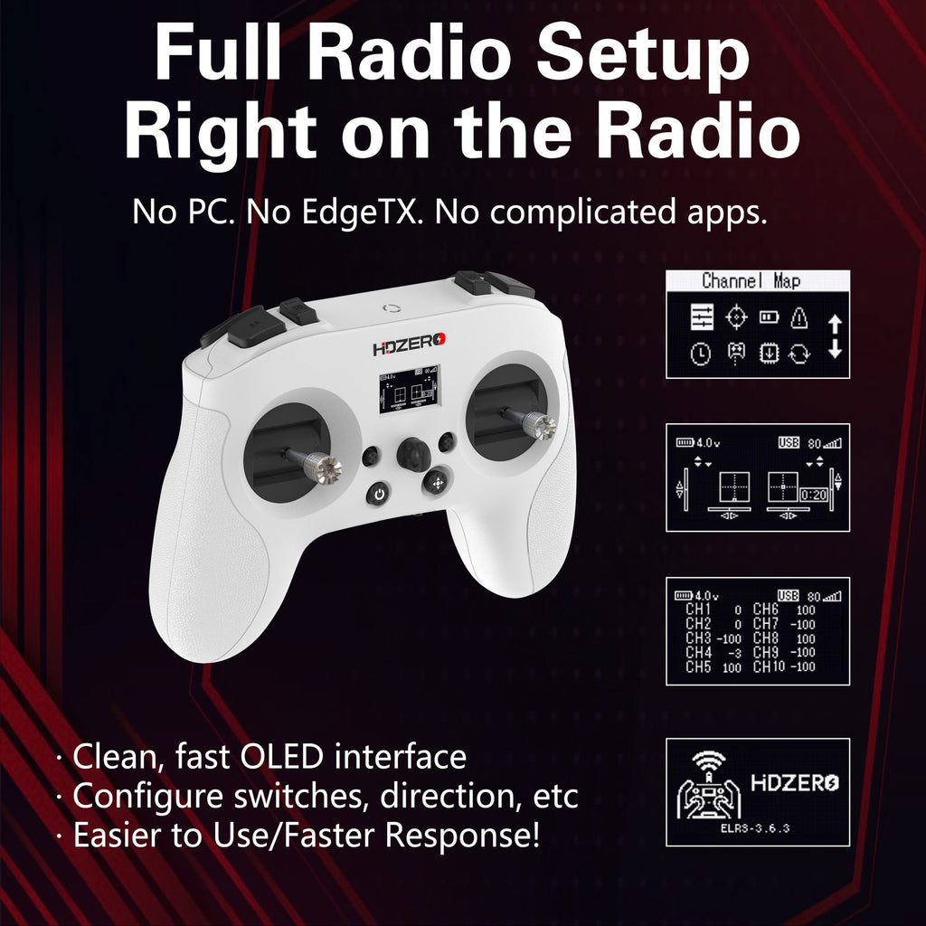 【HDZero】Radio ELRS 250mW FPV 遙控器
