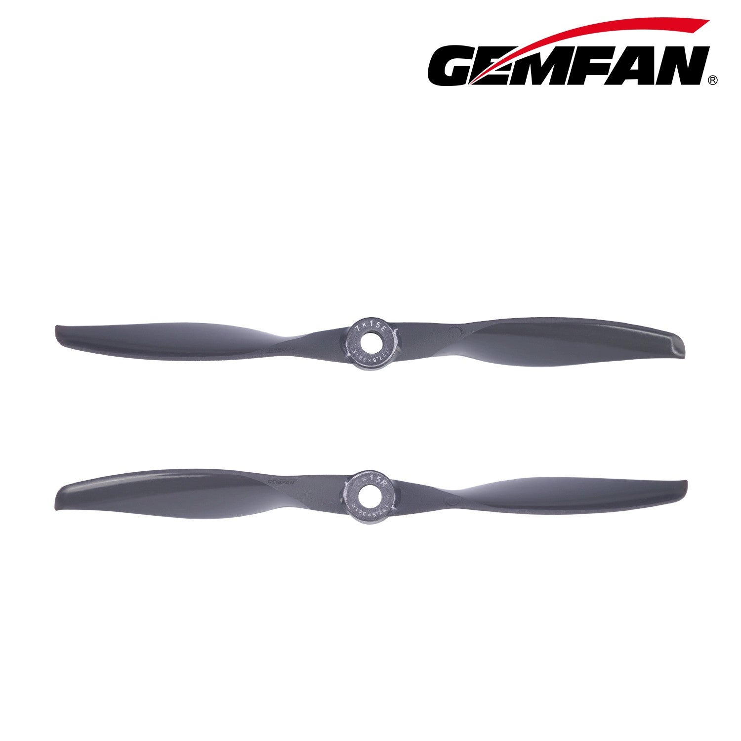 Gemfan Vortex 7X15E/7X15R 電動 螺旋槳-玻纖尼龍｜2 片／包｜7吋