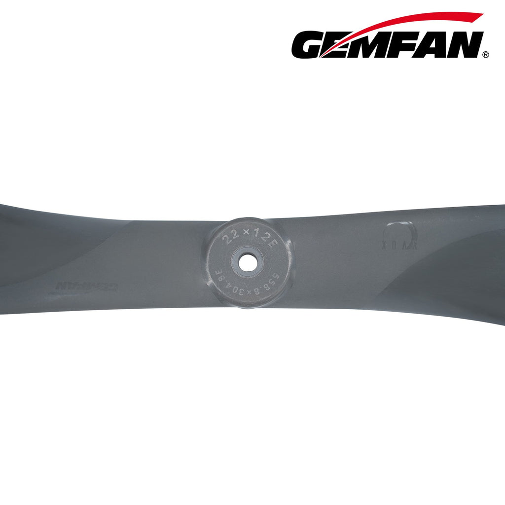 Gemfan Vortex 22X12E 電動 螺旋槳-玻纖尼龍｜1 片／包｜20–22吋 商品圖 6