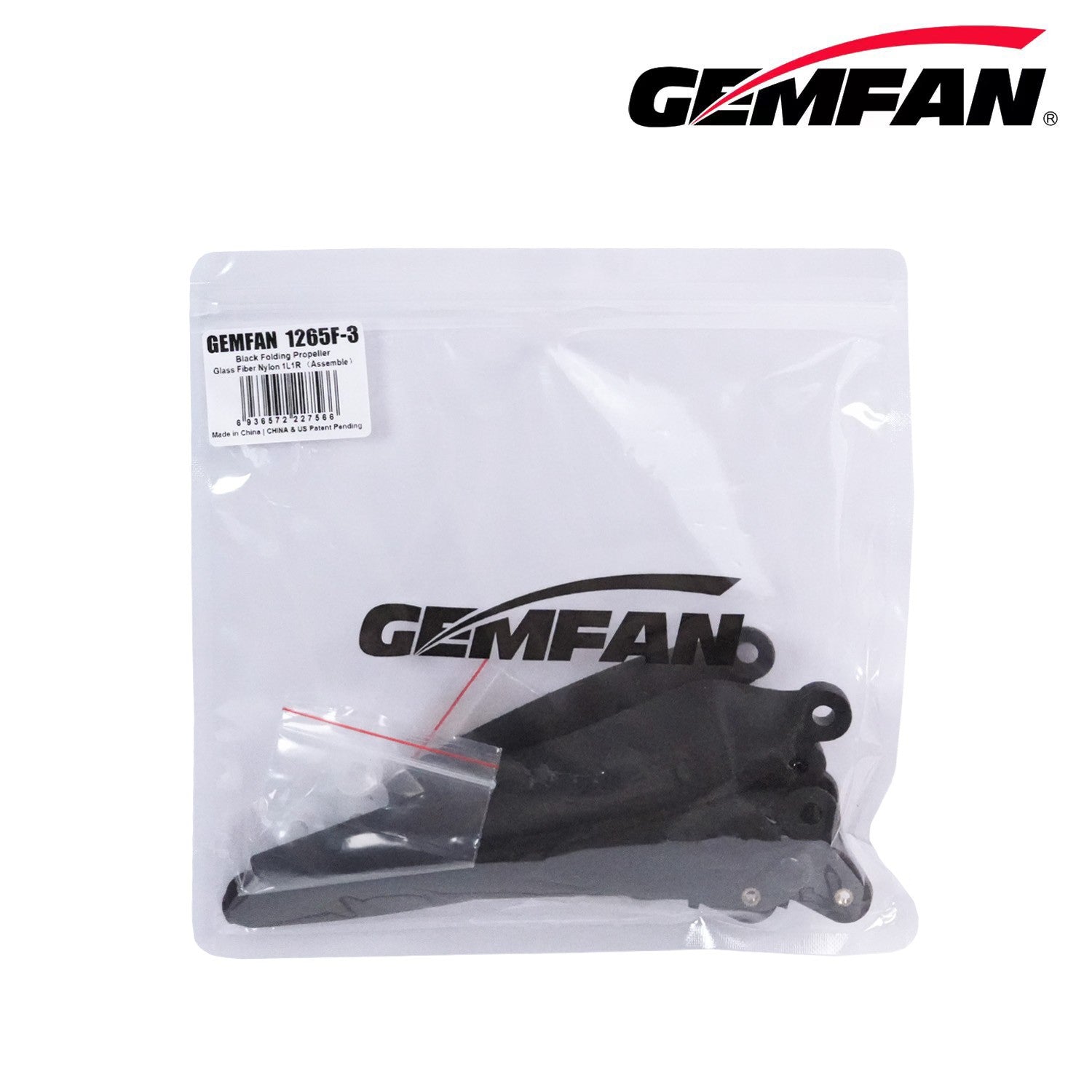 Gemfan 新世代 大型 折疊 螺旋槳 1265F-3｜11–13吋 商品圖 4