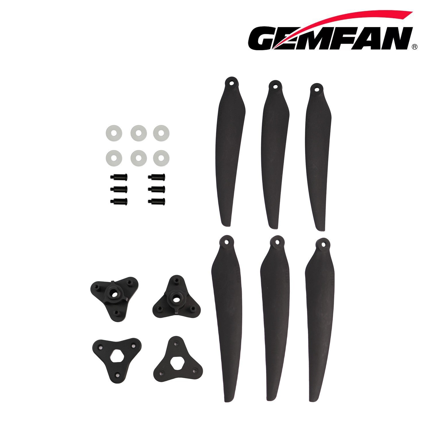 Gemfan 新世代 大型 折疊 螺旋槳 1265F-3｜11–13吋 商品圖 6