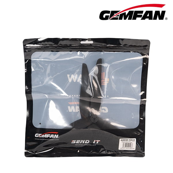 Gemfan 新款螺旋槳 1145-3 玻纖尼龍 適用 FPV 涵道機｜1 對／包｜11–13吋 商品圖 8