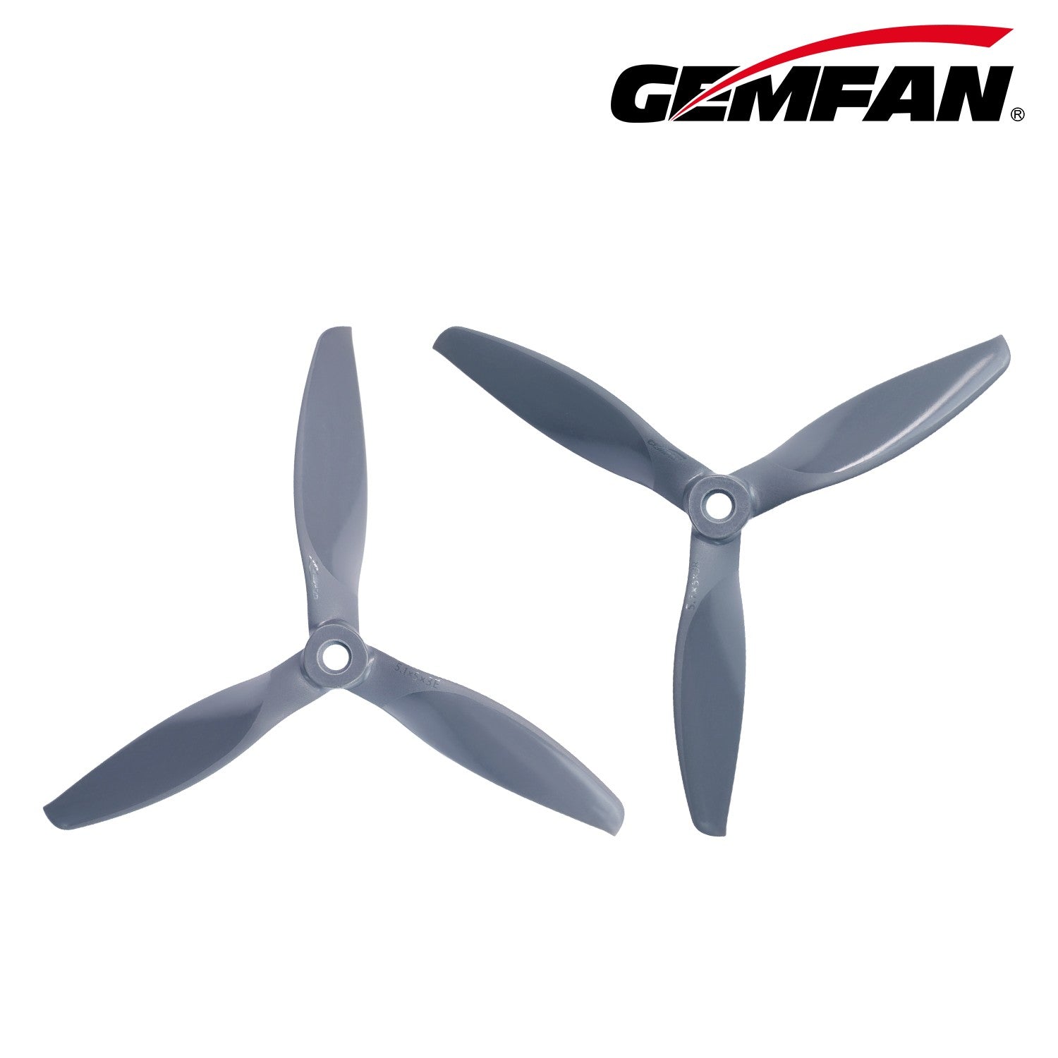 Gemfan 5.1X5X3 固定翼 螺旋槳 玻纖尼龍 電動 深灰色 正反槳｜2 片／包｜5吋 商品圖 5