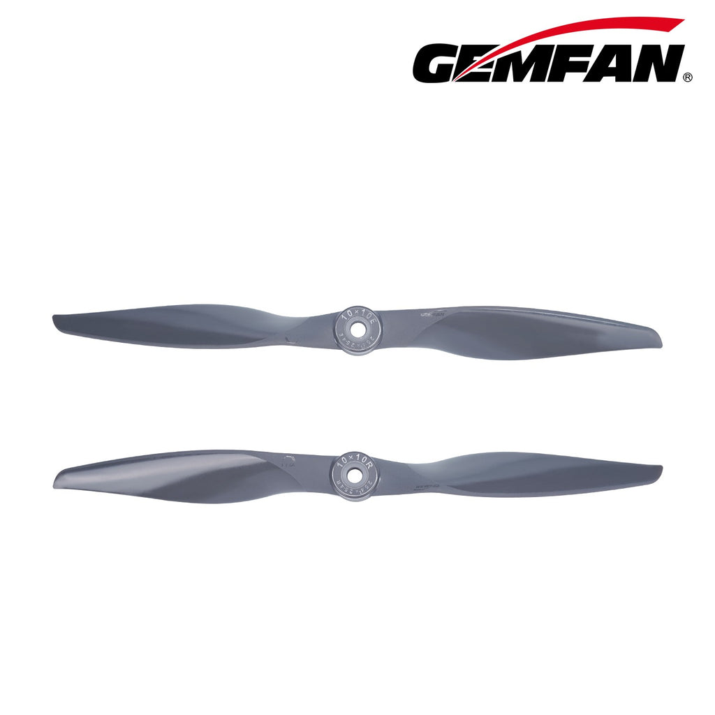Gemfan Vortex 10X10E/10X10R 電動 螺旋槳-玻纖尼龍｜2 片／包｜10吋