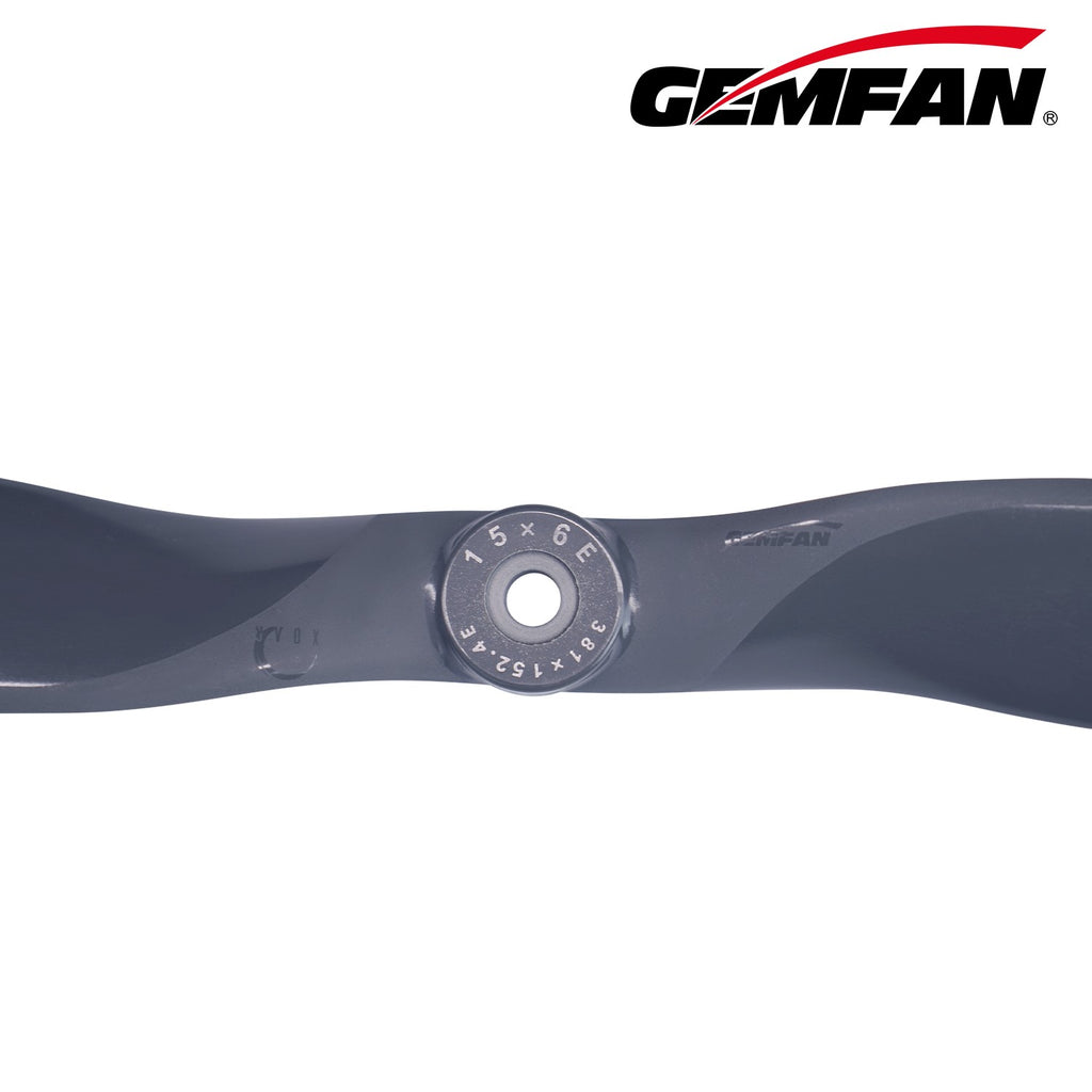 Gemfan 15x6E 玻纖尼龍 深灰色 電動 螺旋槳｜14–16吋 商品圖 6