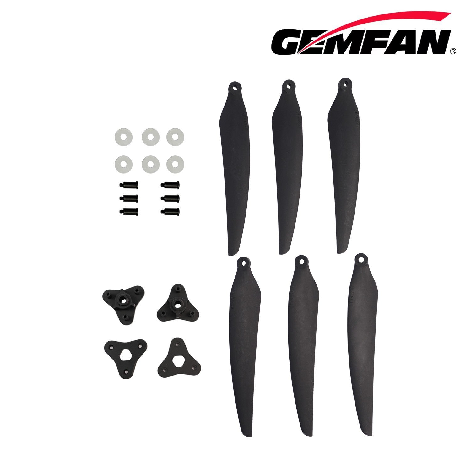 Gemfan 新世代 大型 折疊 螺旋槳 1407F-3｜14–16吋 商品圖 4