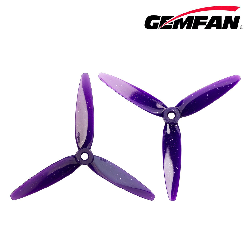 Gemfan 493D Zoe 聯名款 螺旋槳 適用 小型雙旋翼 自由式 競速 無人機｜5吋 商品圖 3