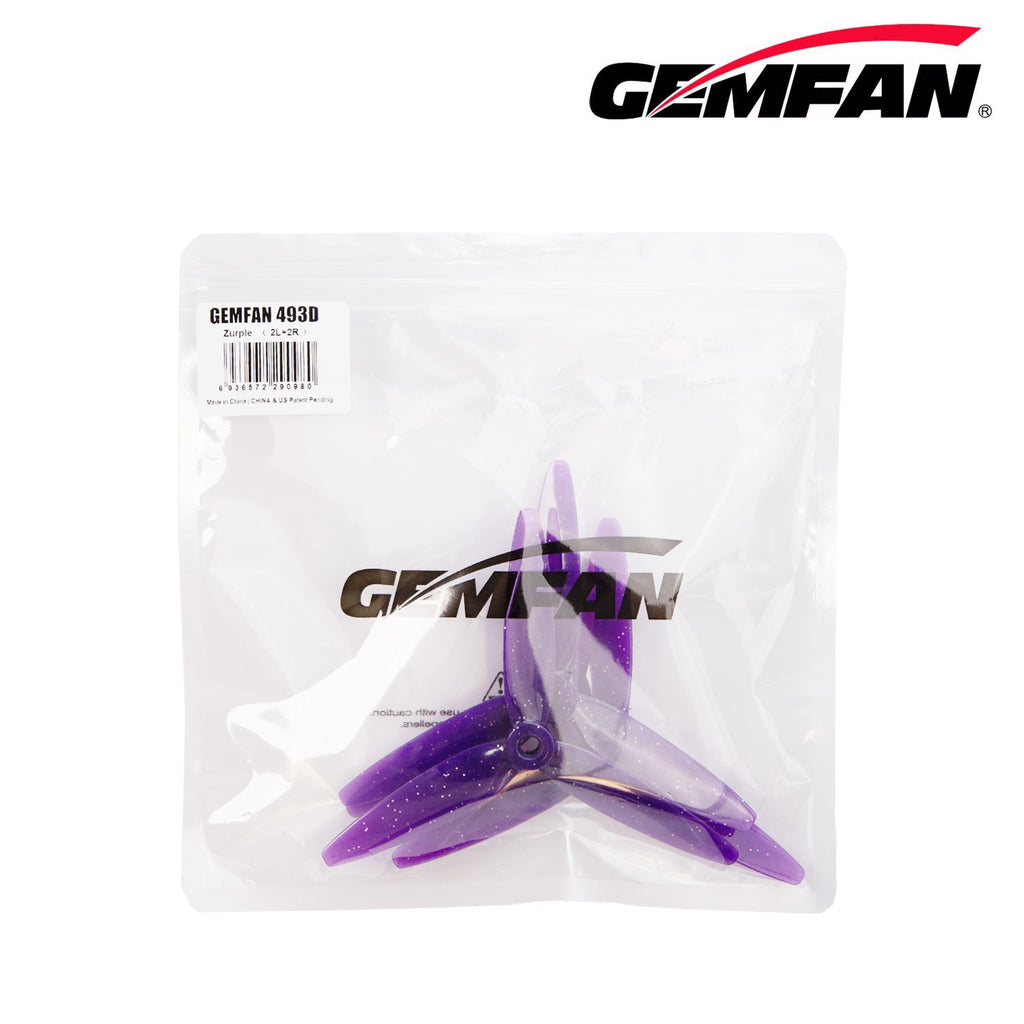 Gemfan 493D Zoe 聯名款 螺旋槳 適用 小型雙旋翼 自由式 競速 無人機｜5吋 商品圖 4