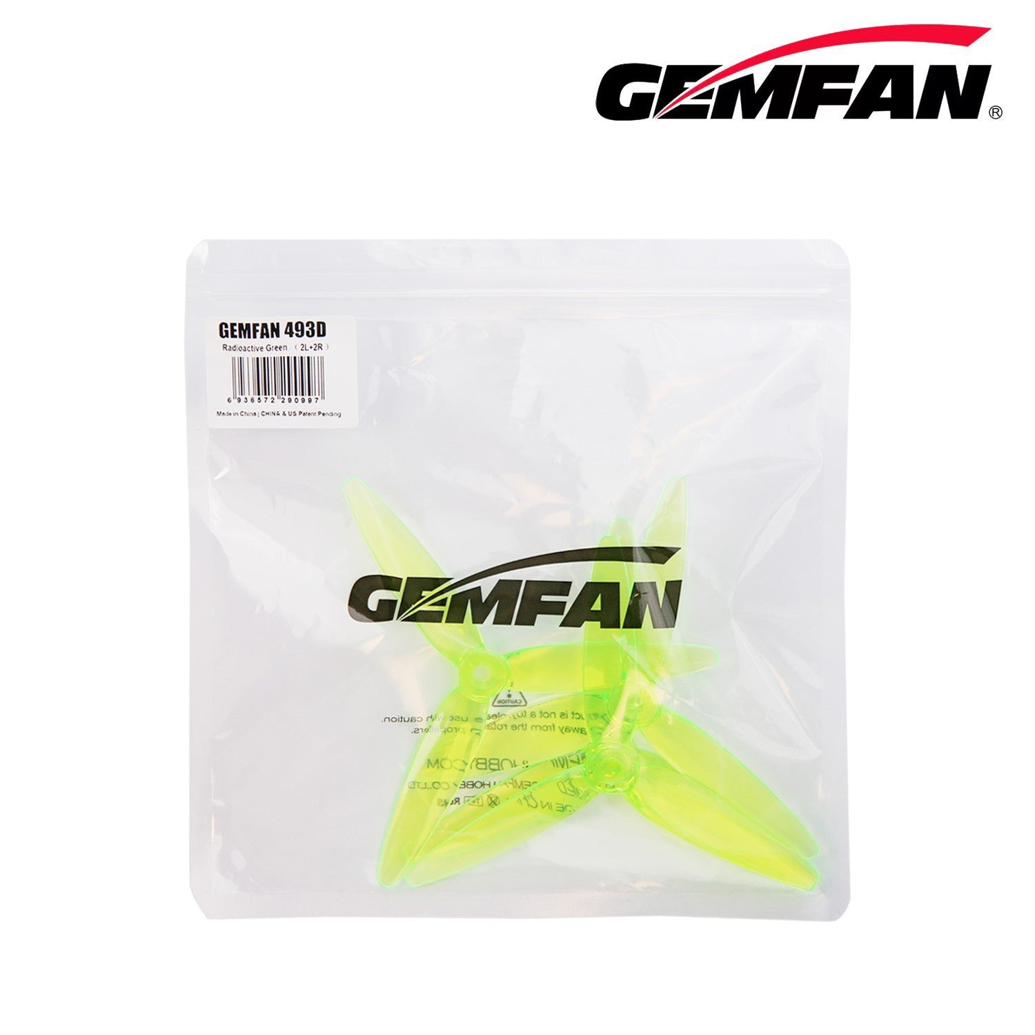 Gemfan 493D Zoe 聯名款 螺旋槳 適用 小型雙旋翼 自由式 競速 無人機｜5吋 商品圖 5